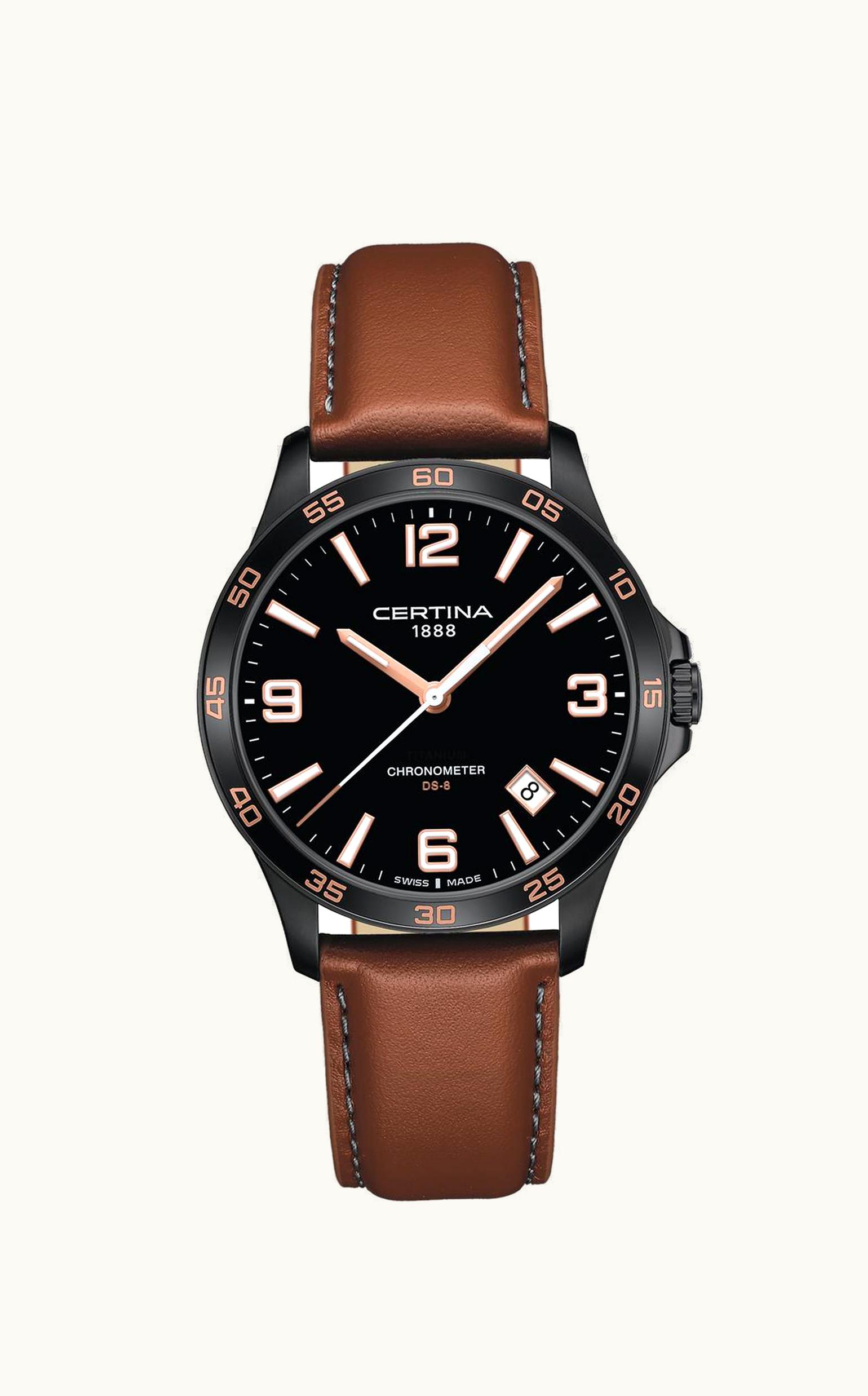 Certina DS-8 Chronometer 41.5 PVD / Black