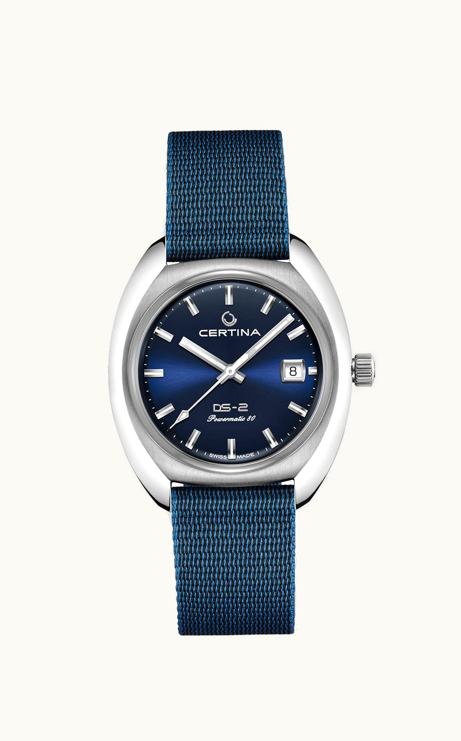 Certina DS-2 Powermatic 80 Stainless Steel / Blue