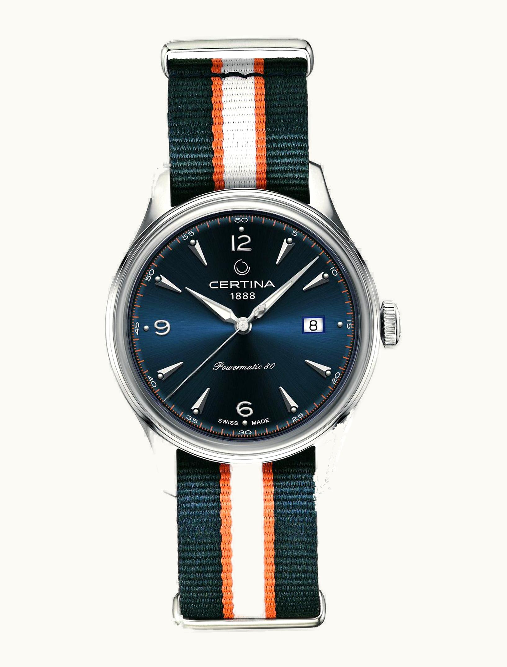 Certina DS Powermatic 80 Stainless Steel / Blue