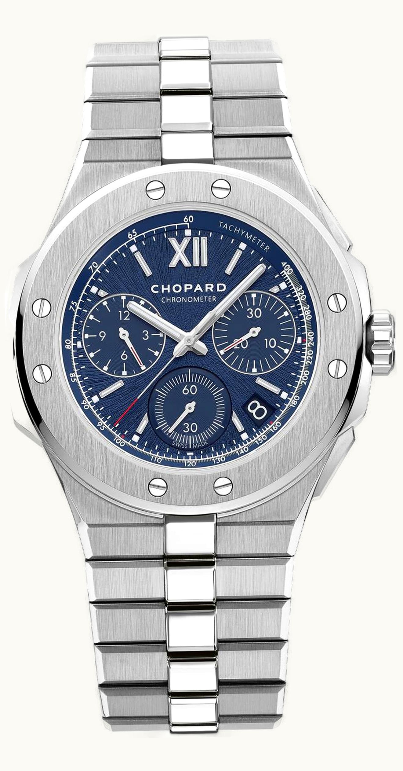 Chopard Alpine Eagle XL Chronograph Stainless Steel / Blue / Bracelet
