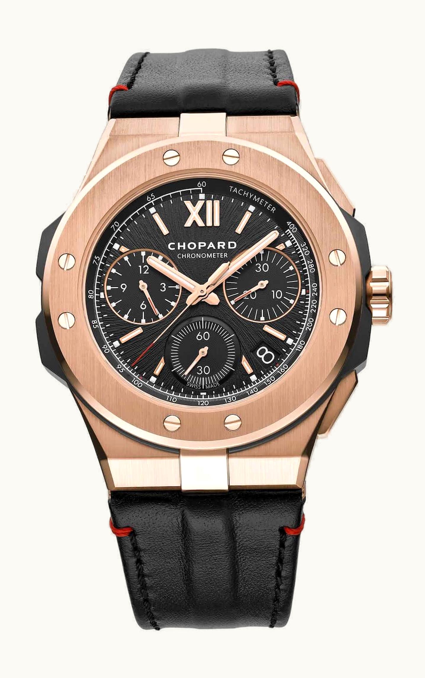 Chopard Alpine Eagle XL Chronograph Rose Gold / TItanium / Black