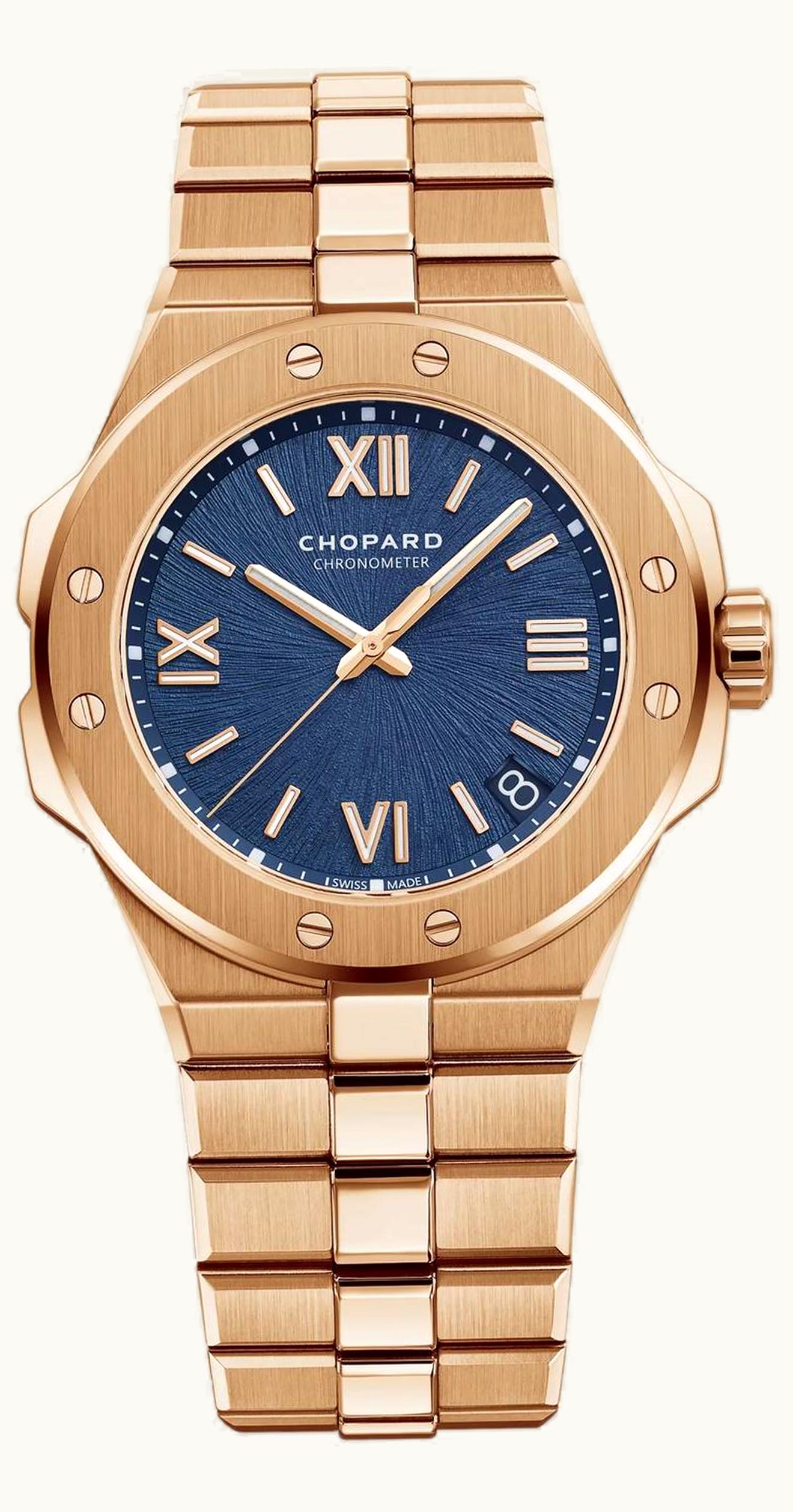 Chopard Alpine Eagle 41 Rose Gold / Blue