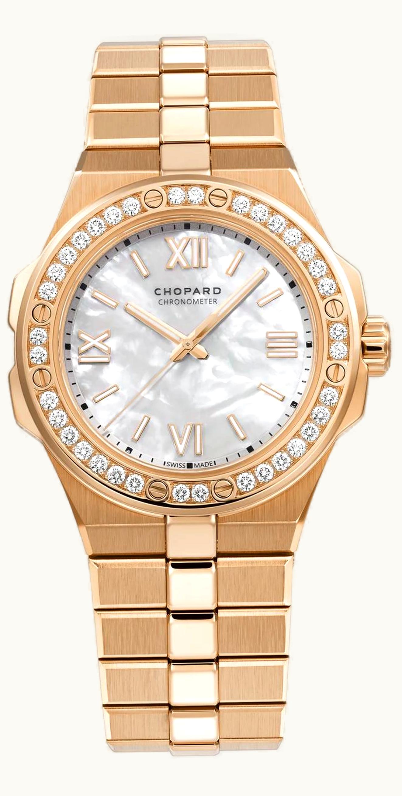 Chopard Alpine Eagle 36 Rose Gold - Diamond / MOP