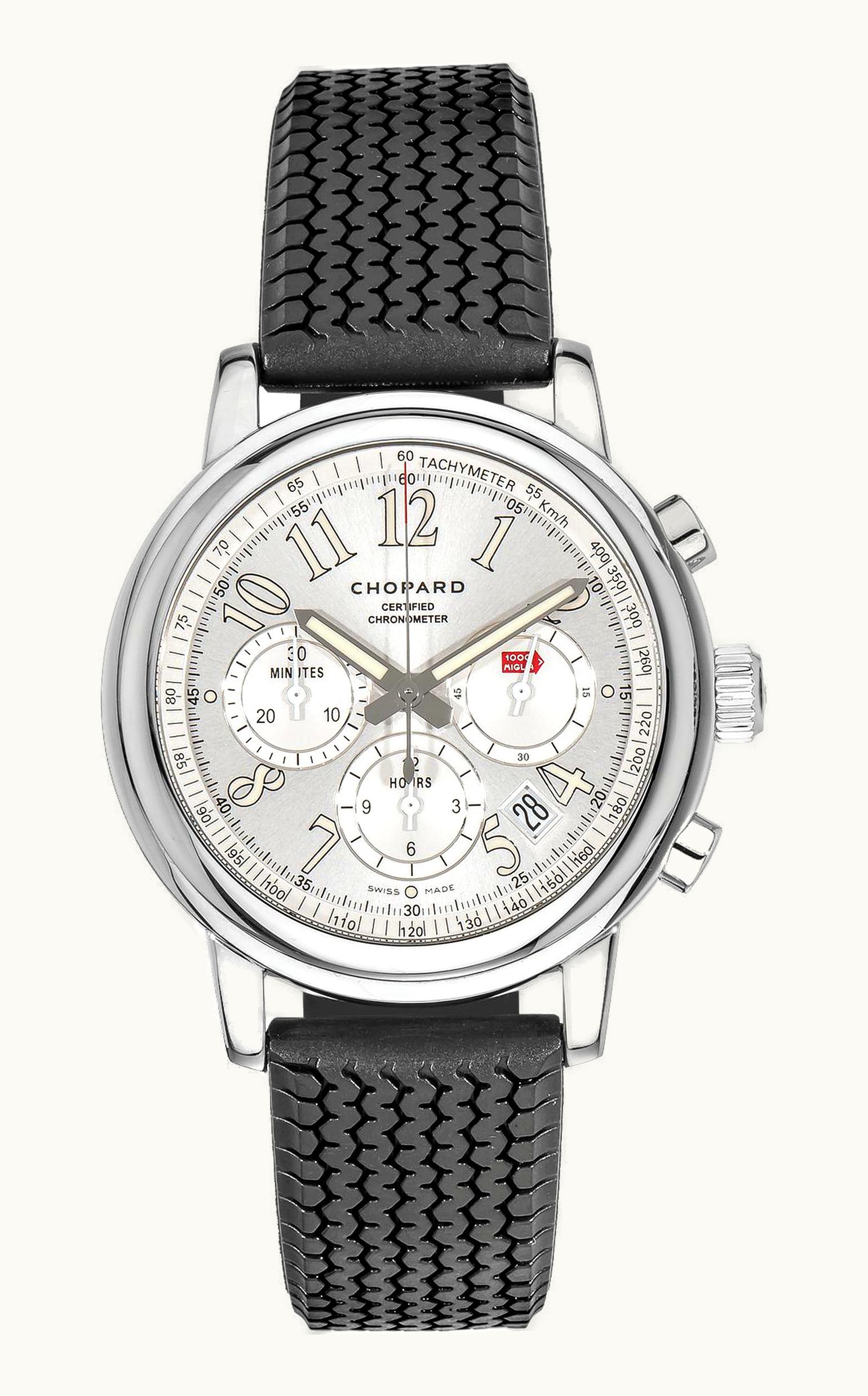 Chopard Mille Miglia Chronograph Silver / Rubber