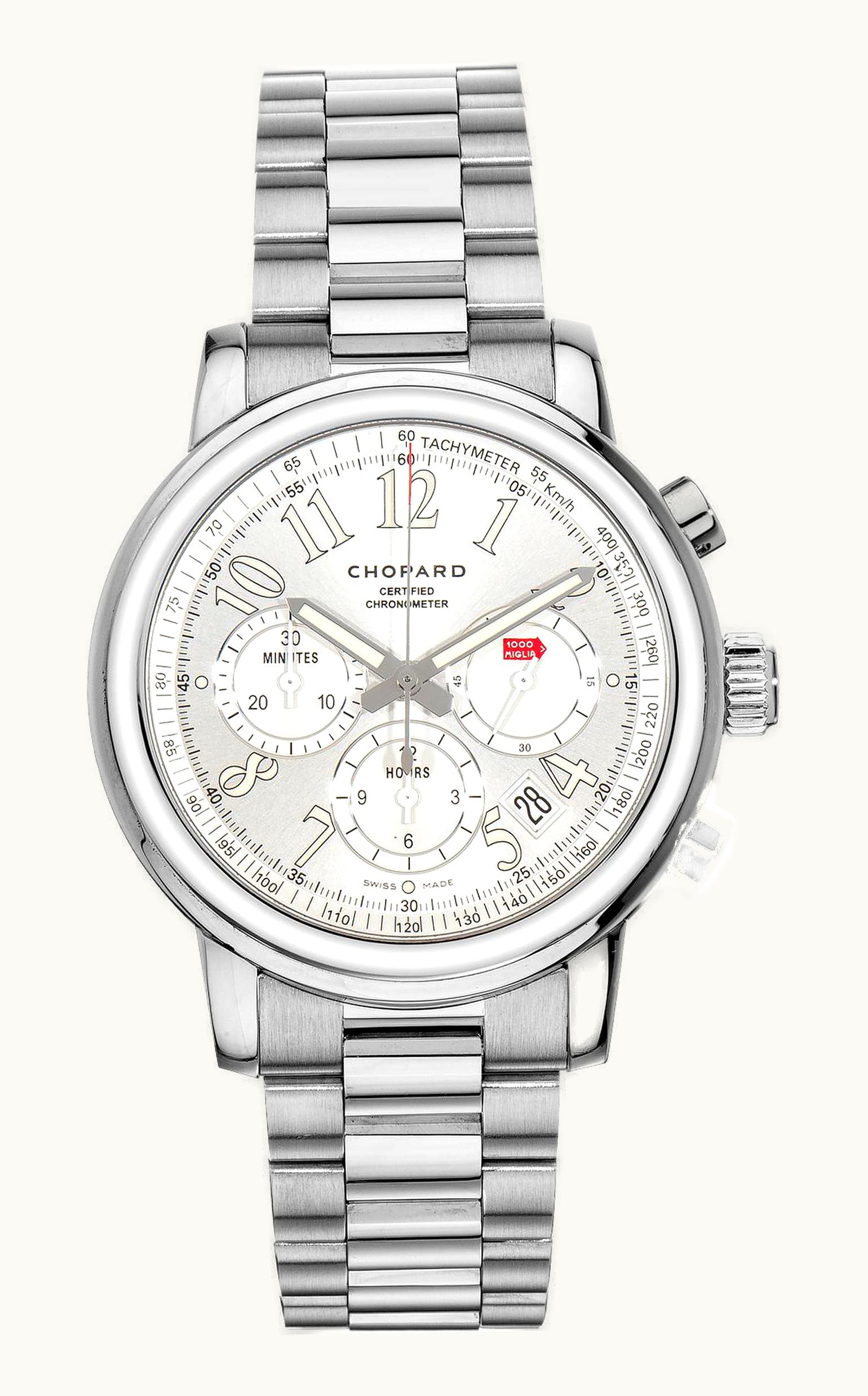 Chopard Mille Miglia Chronograph Silver / Bracelet