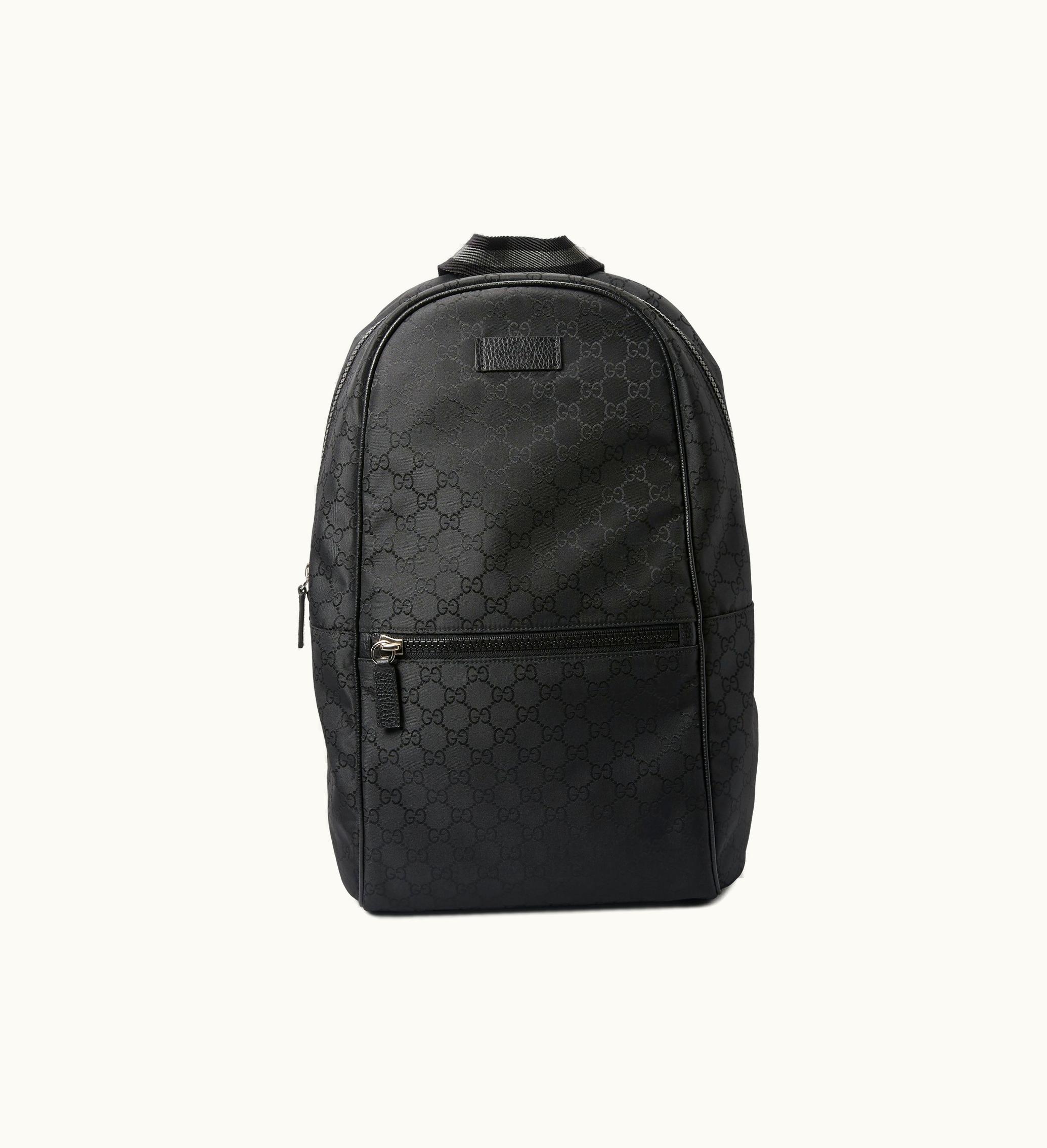 Gucci Gucci Slim Backpack GG Black