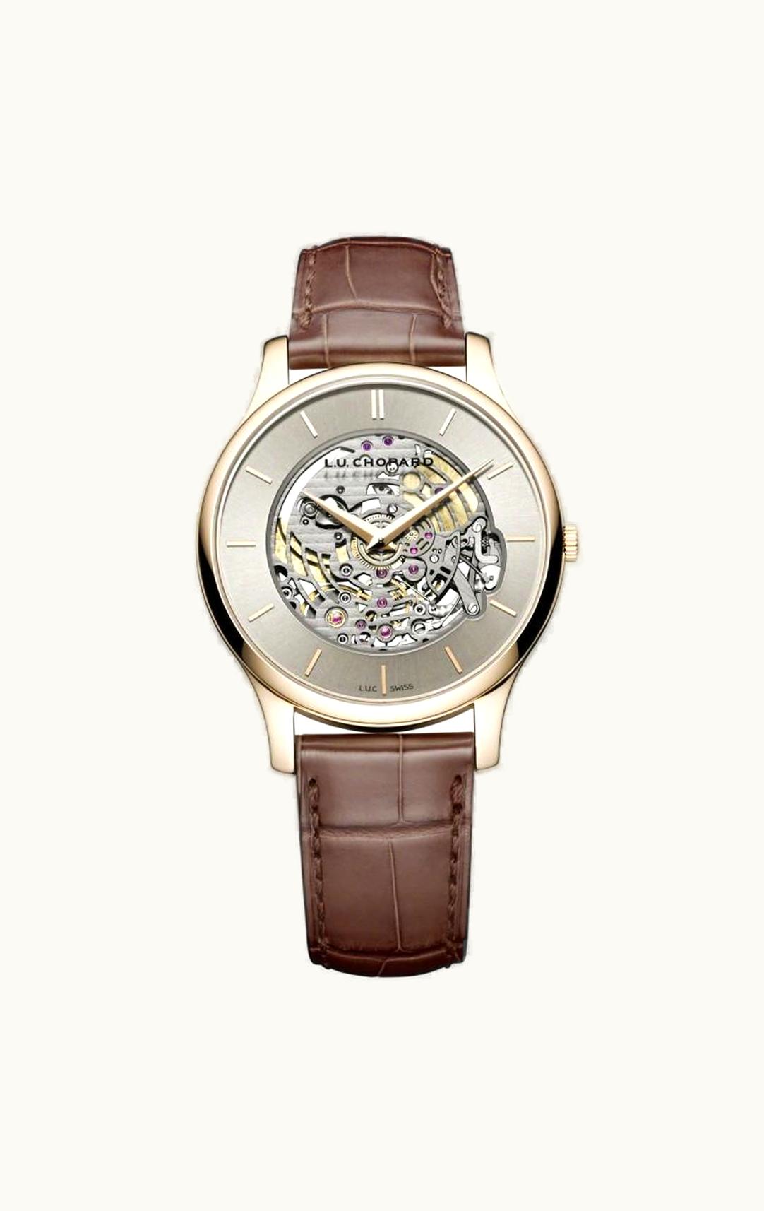 Chopard L.U.C XP Skeletec Rose Gold