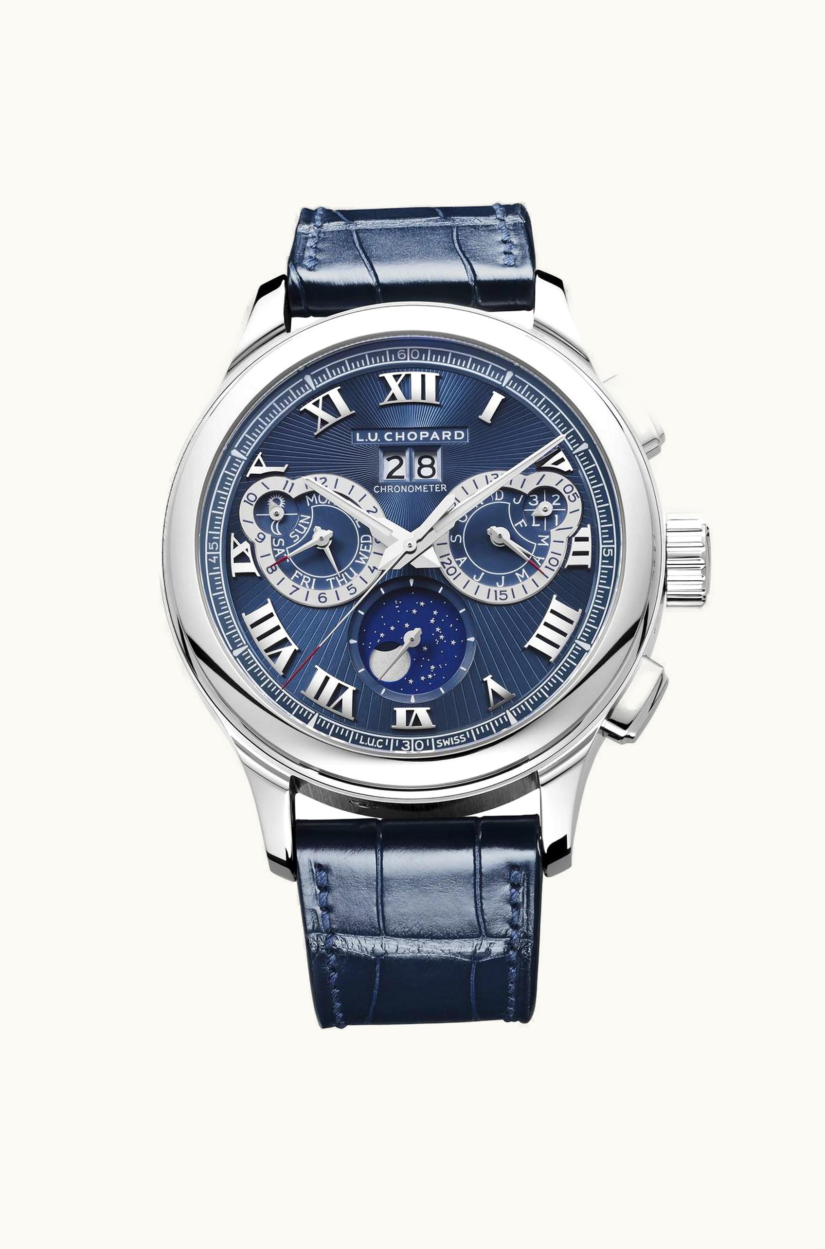 Chopard L.U.C Perpetual Chrono Platinum / Blue
