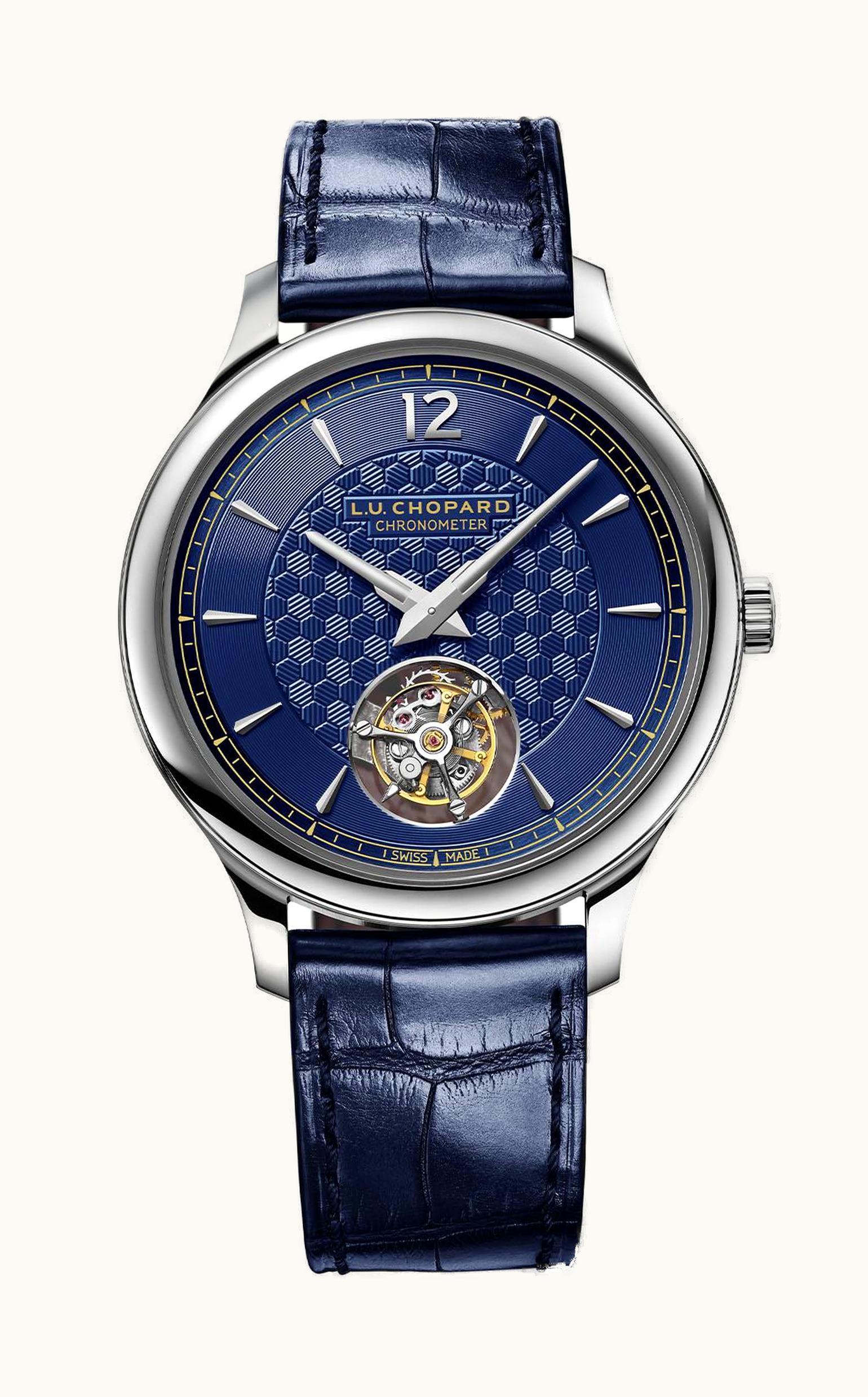 Chopard L.U.C Flying T Twin White Gold / Blue