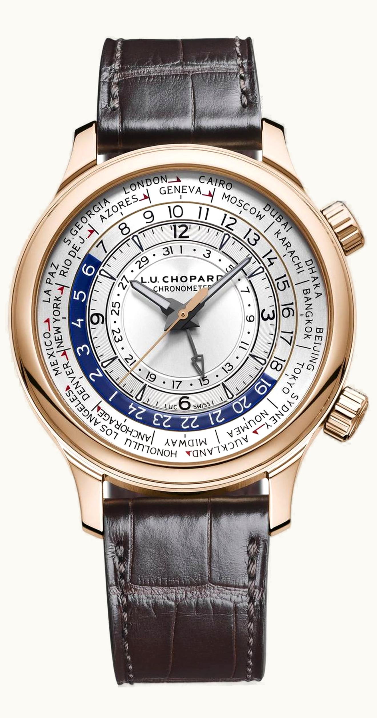 Chopard L.U.C Time Traveler One Rose Gold / Silver