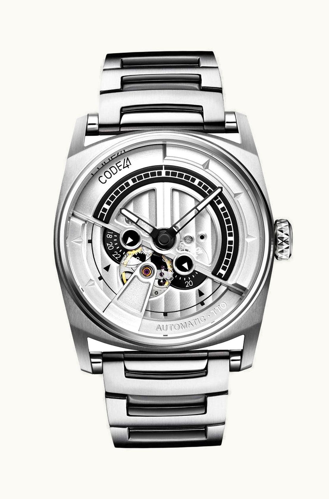 CODE41 Anomaly-01 Stainless Steel / Silver