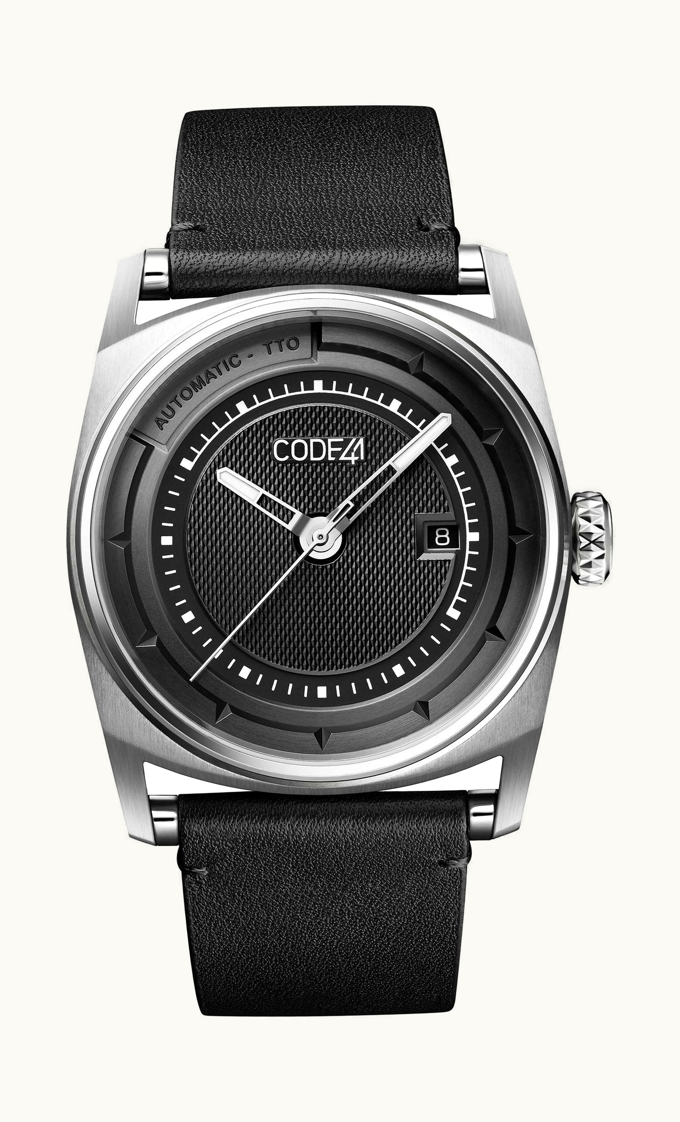CODE41 Anomaly-02 Stainless Steel / Black
