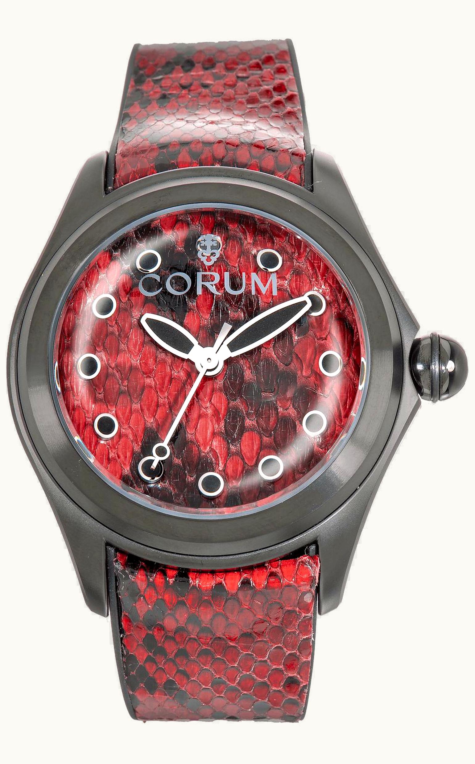Corum Bubble 47 Red Python