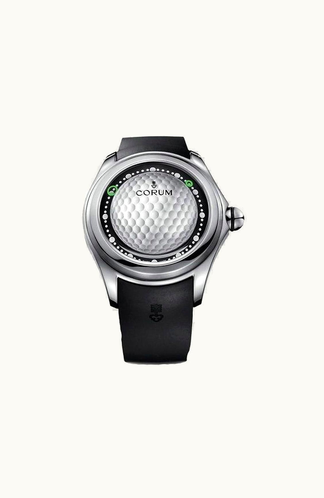 Corum Big Bubble Magical 52 Titanium / Hexagon / Rubber