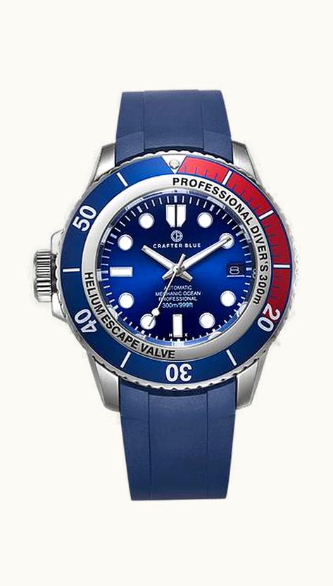 Crafter Blue Mechanic Ocean 45MM MOSS002.SB.R