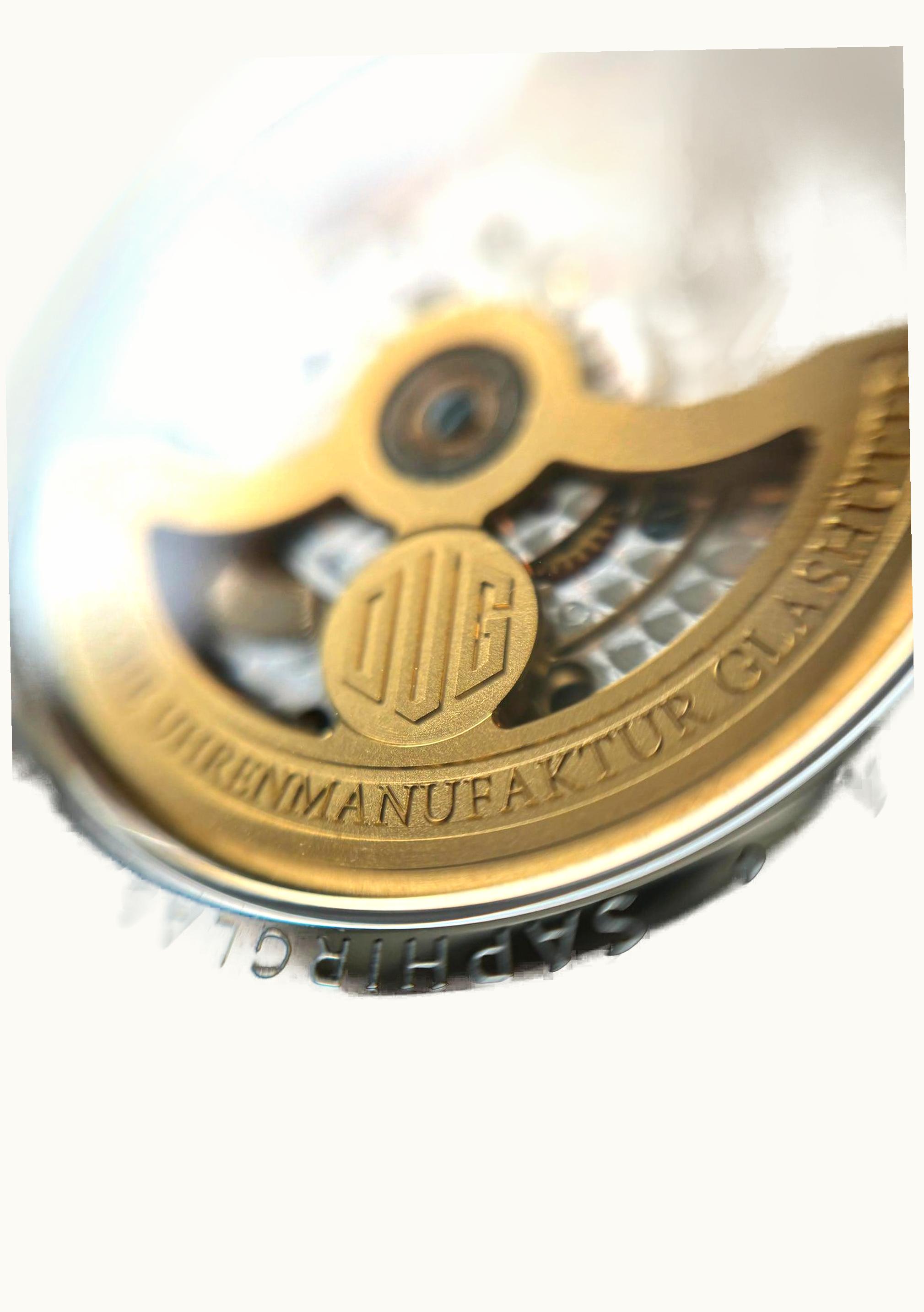 Deutsche Uhrenmanufaktur Glashütte Purist Typ 1 Stainless Steel / Black