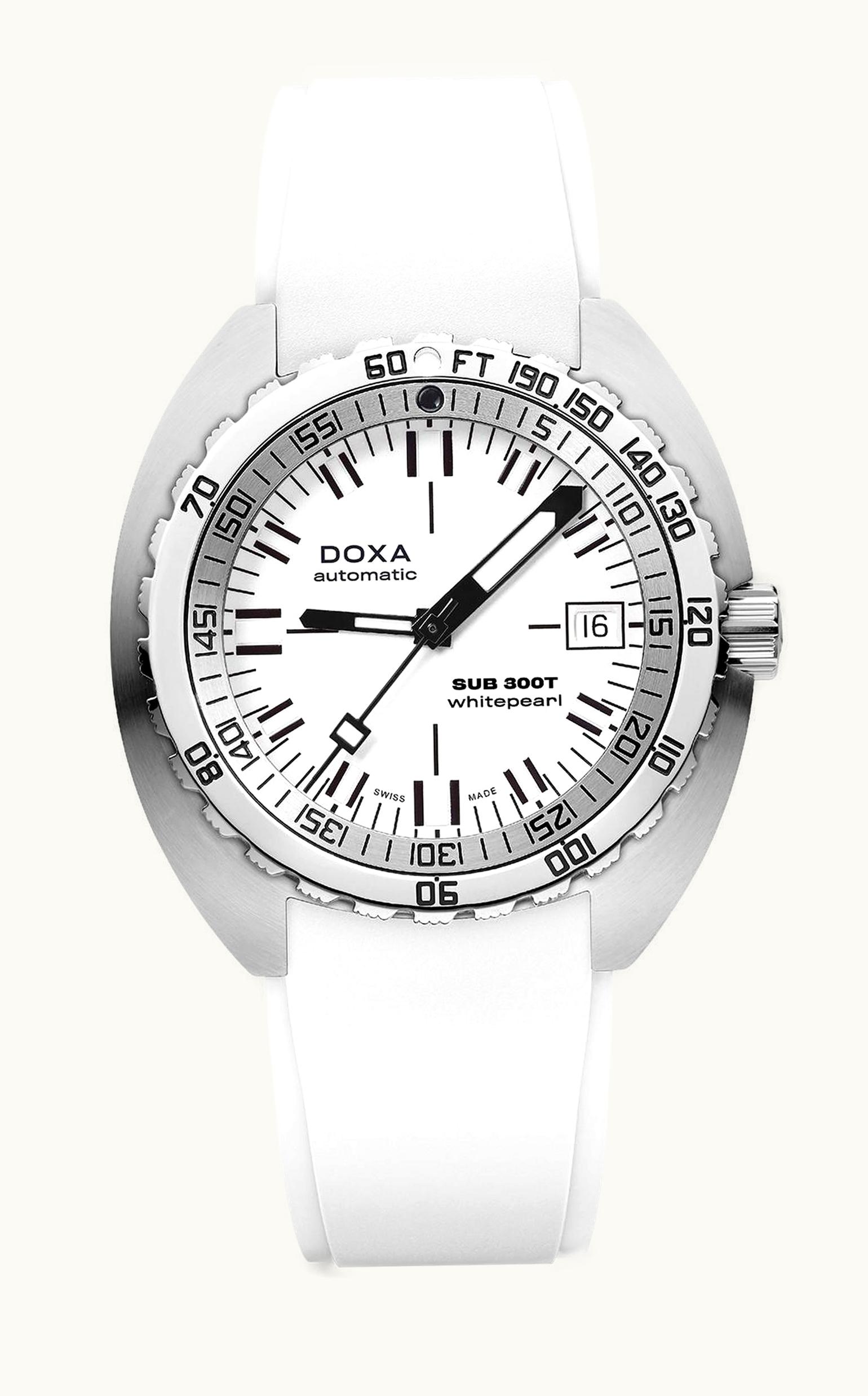 Doxa SUB 300T Whitepearl