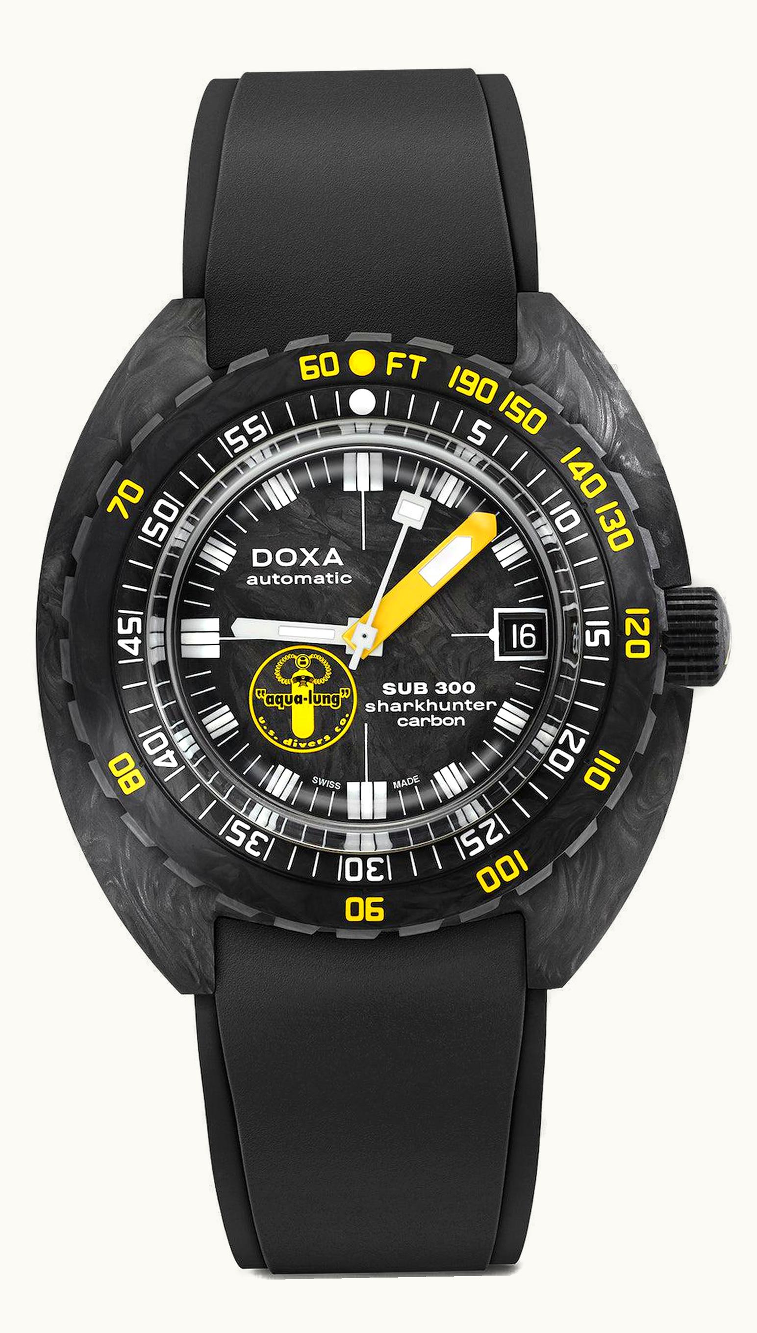 Doxa SUB  300 Carbon Aqua Lung US Divers