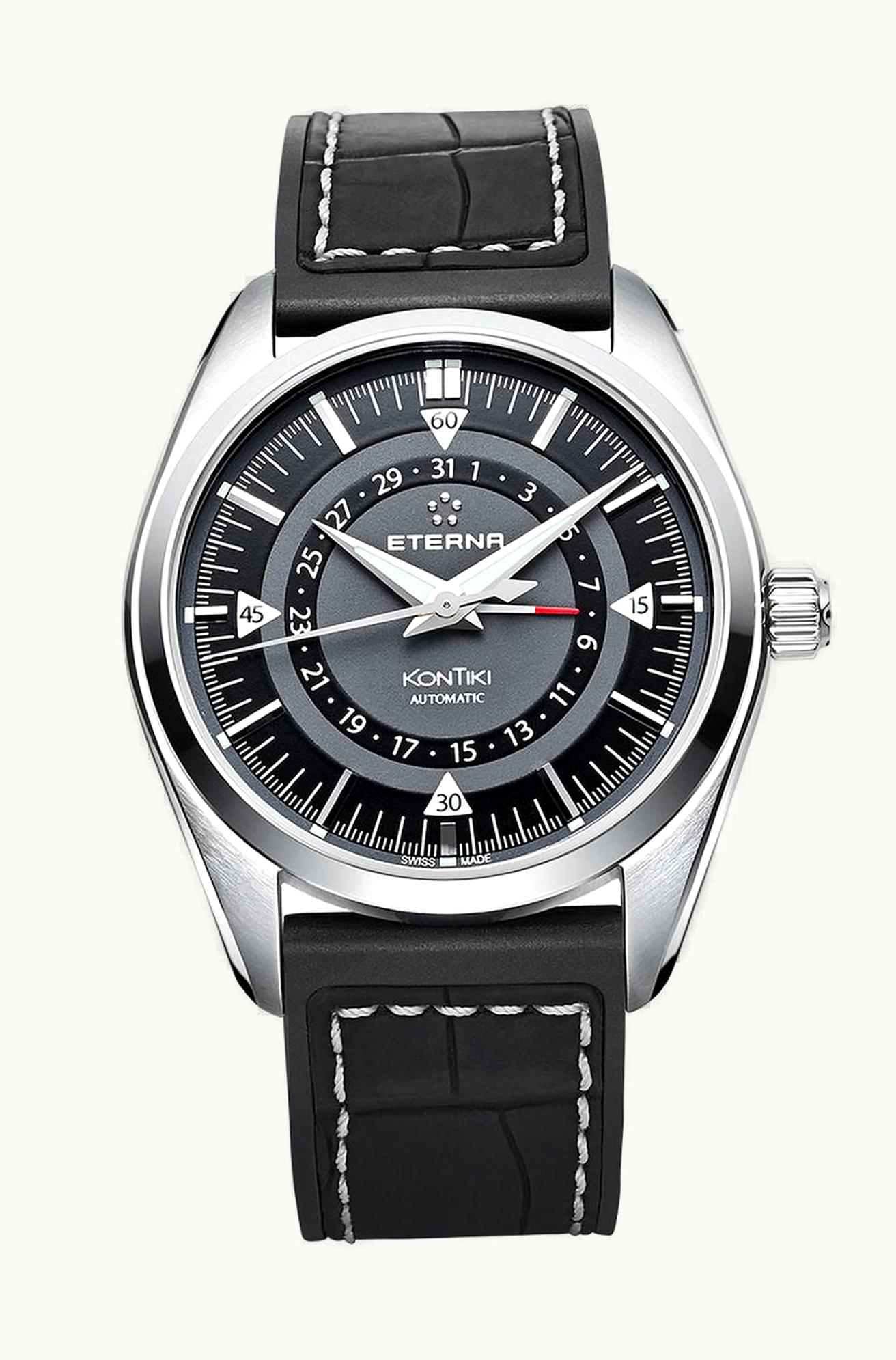 Eterna KonTiki Four-Hands Full Black / Bracelet