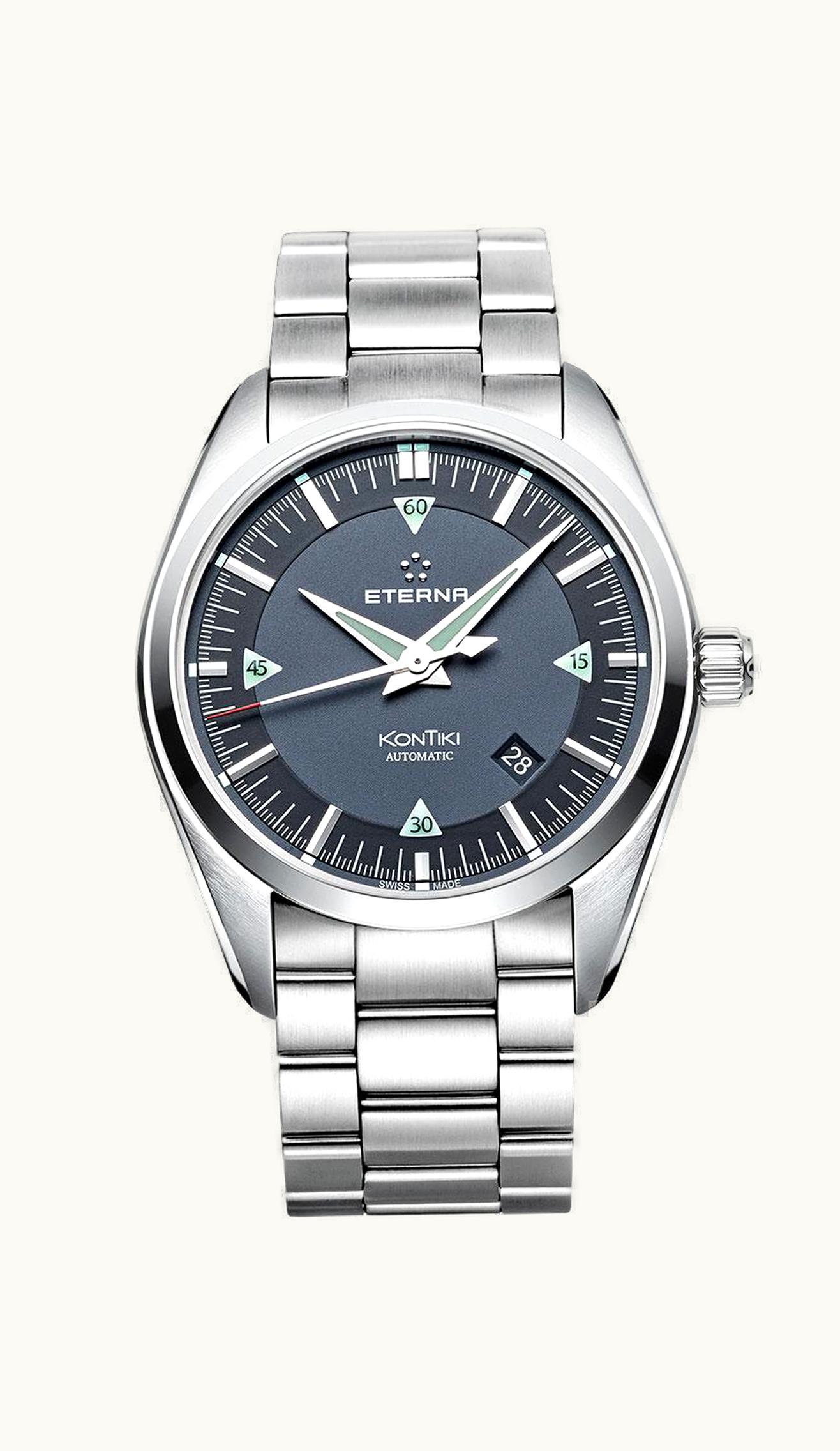 Eterna KonTiki Date Black / Bracelet