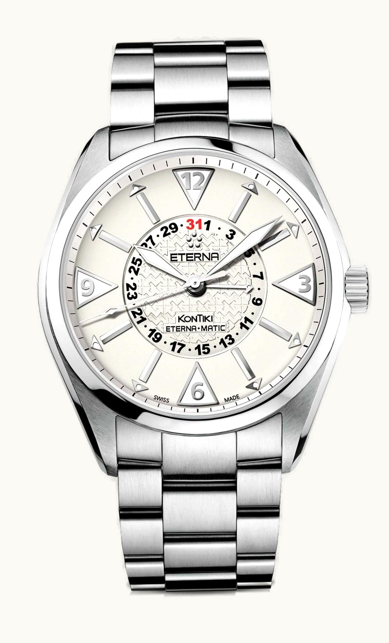 Eterna KonTiki Four-Hands Silver / Bracelet