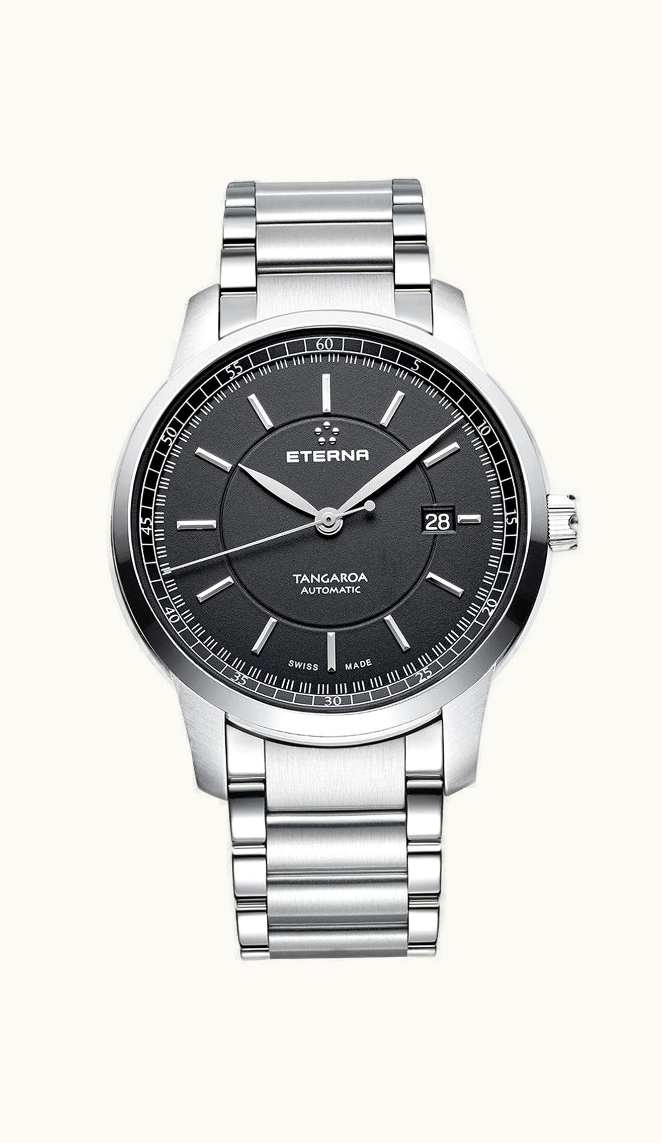 Eterna Tangaroa Three-Hands Grey / Bracelet