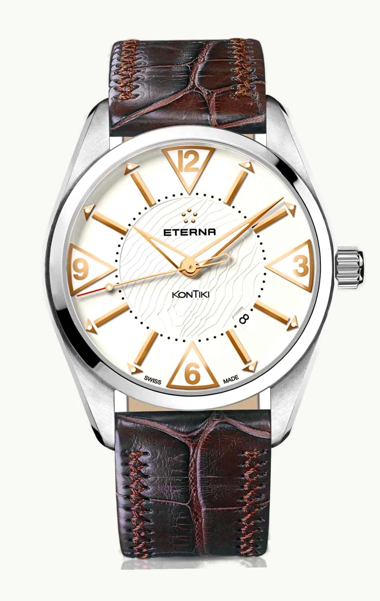 Eterna KonTiki Date Grey / Strap