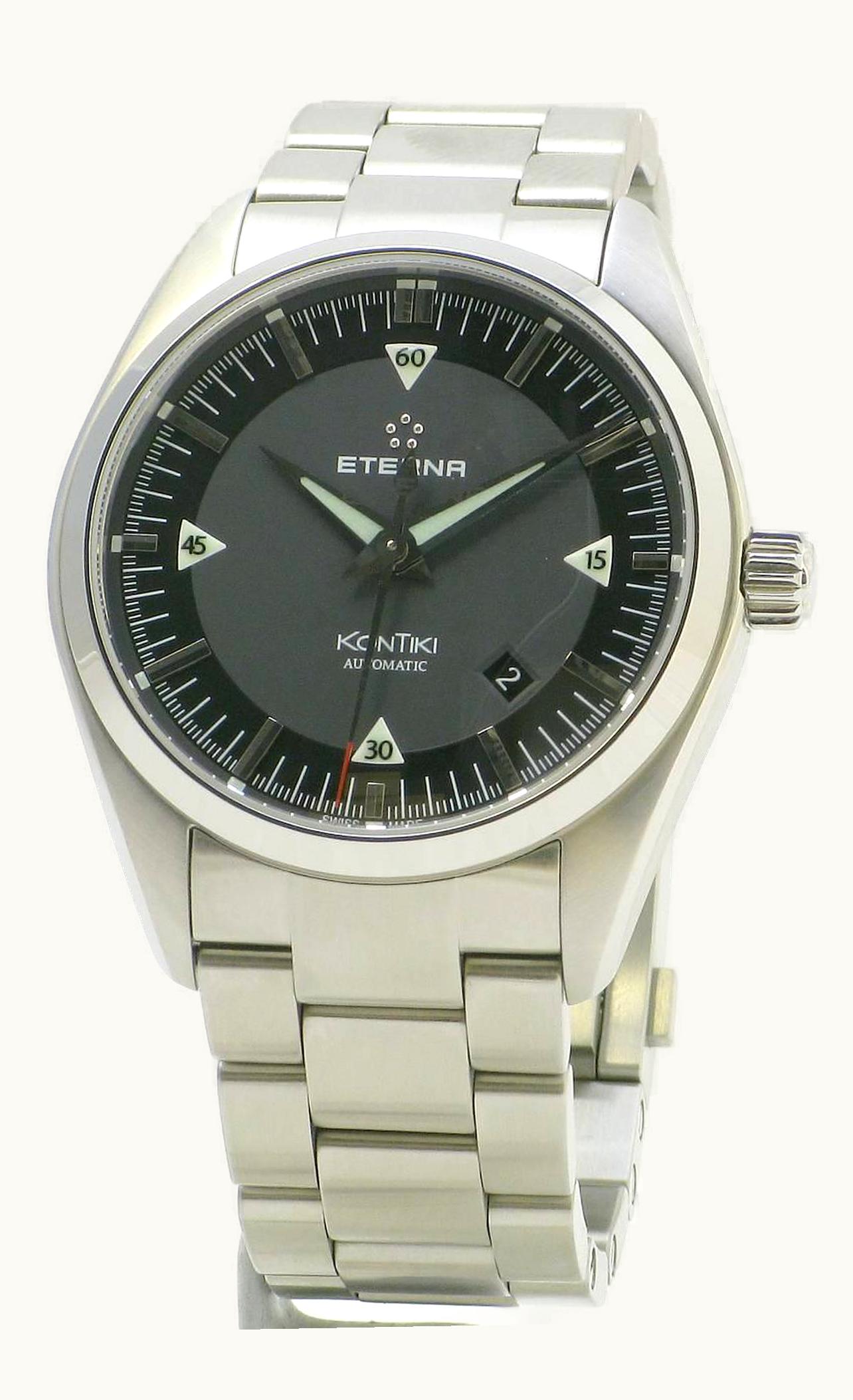Eterna KonTiki Date Silver / Bracelet