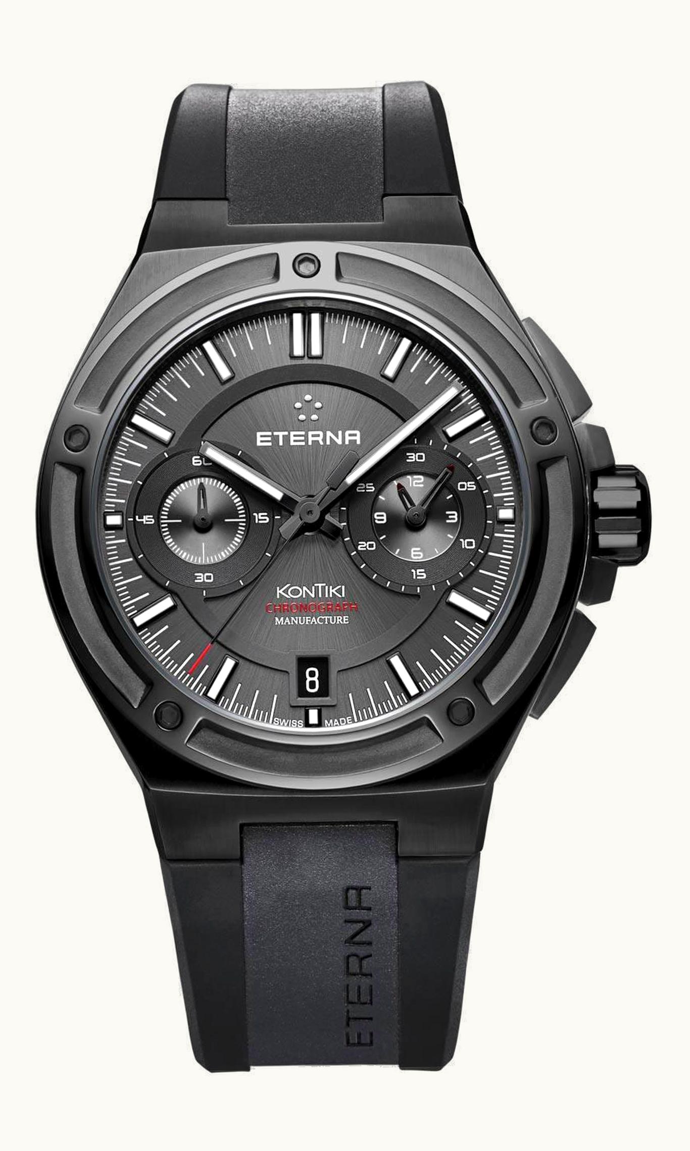 Eterna Royal KonTiki Chronograph Full Black