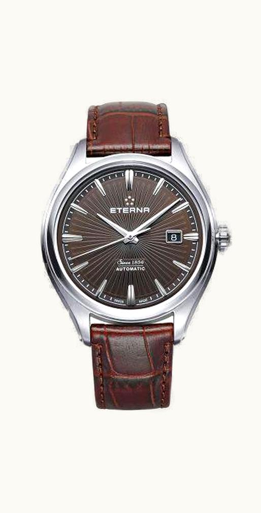 Eterna Avant-Garde Date Black / Strap