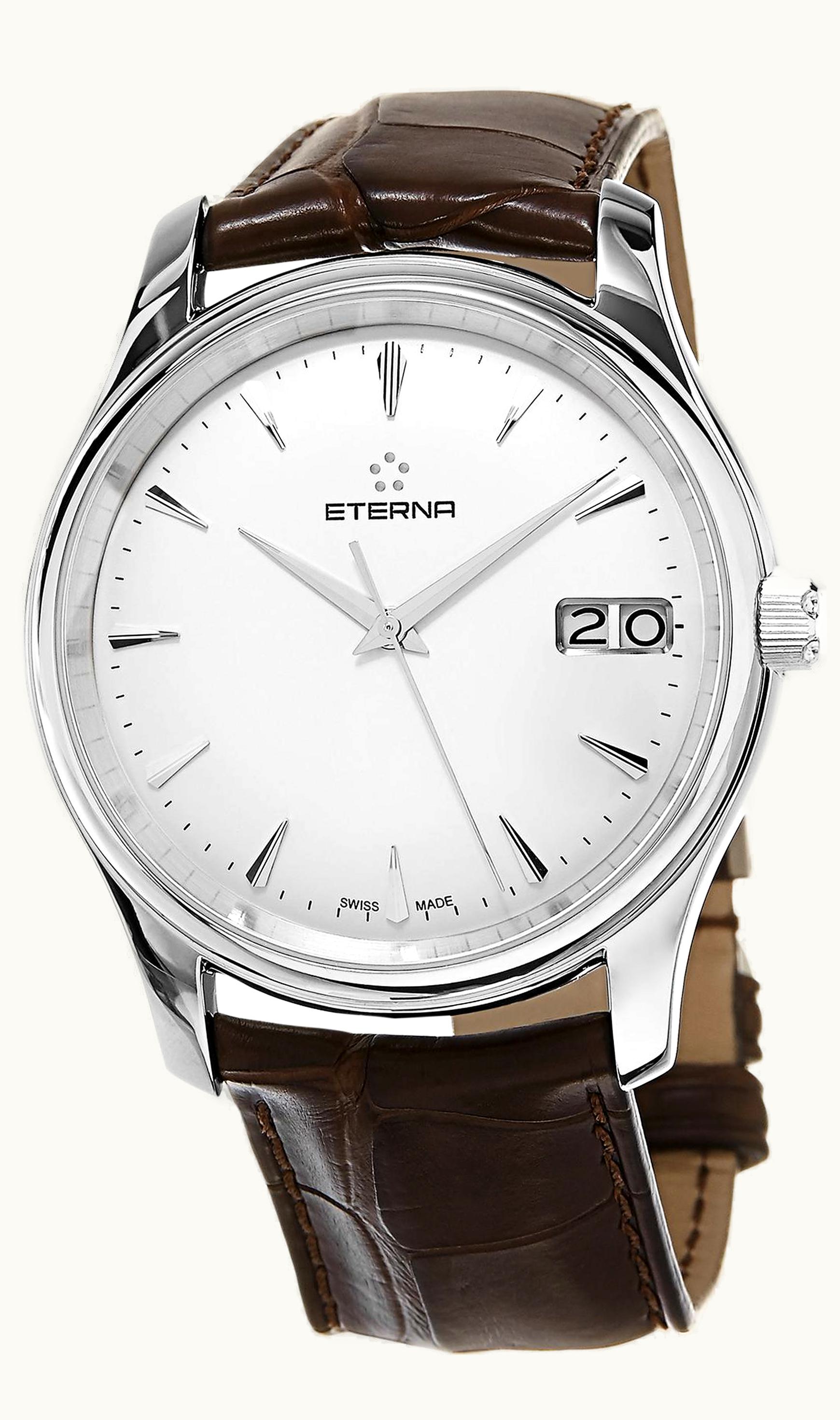 Eterna Vaughan Big Date Silver