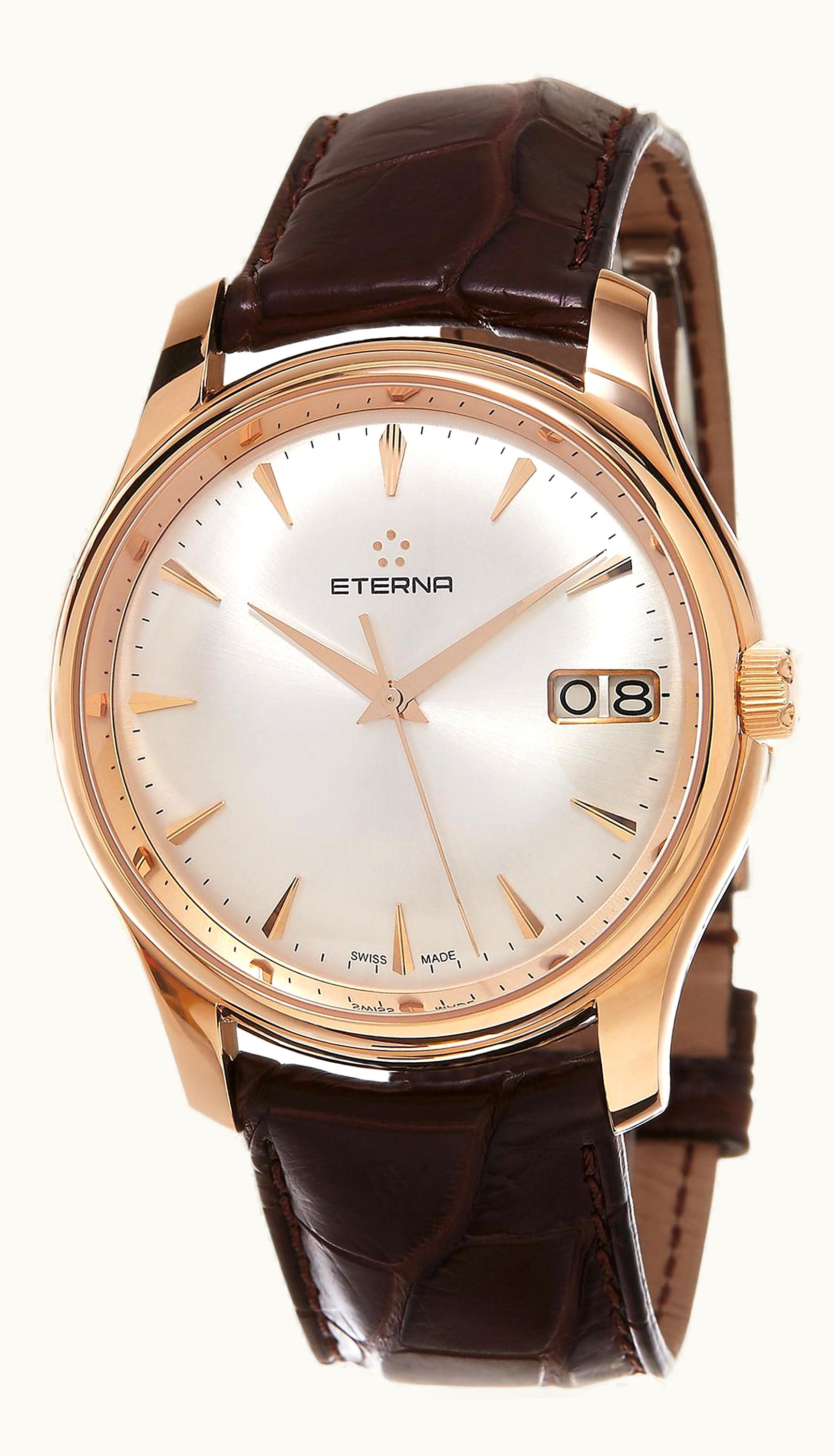 Eterna Vaughan Big Date Rose Gold