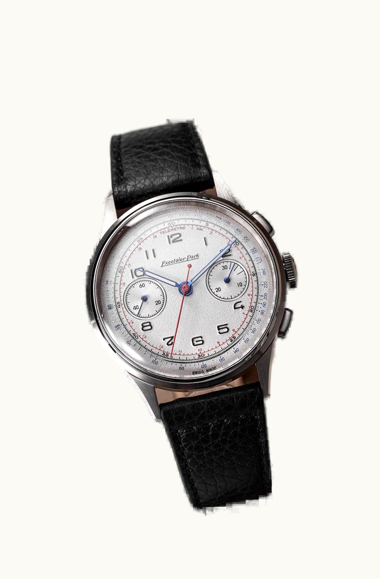 Excelsior Park Chronograph Stainless Steel / White / Black Matte