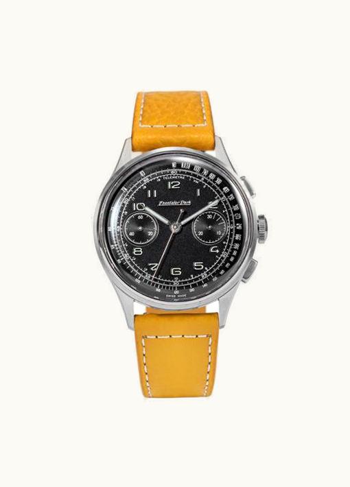 Excelsior Park Chronograph Stainless Steel / Black / Yellow-Brown Matte
