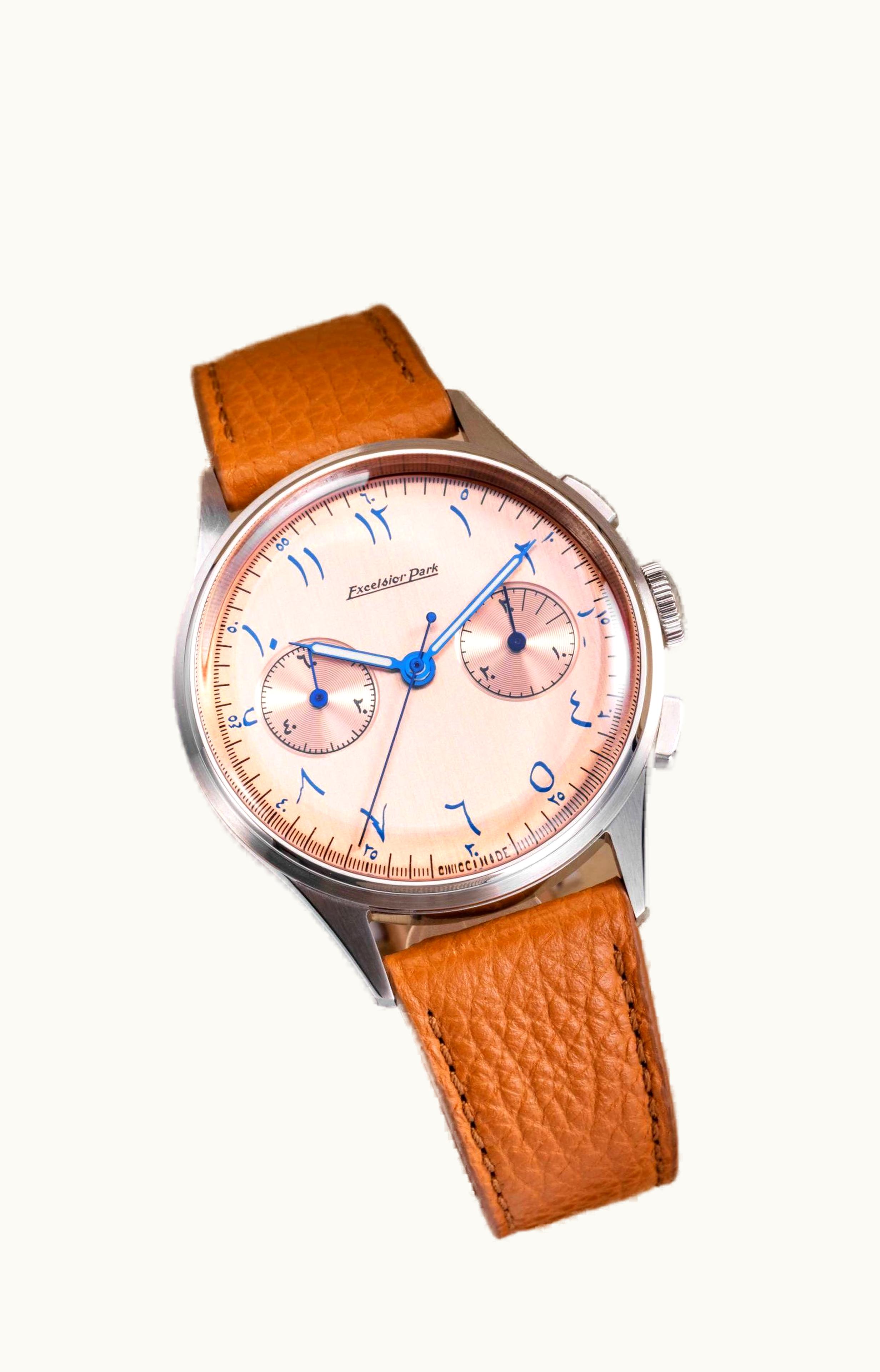 Excelsior Park Chronograph Stainless Steel / Salmon / Perpetuel