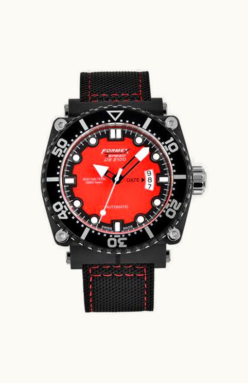 Formex Diver Automatic Red / Calf