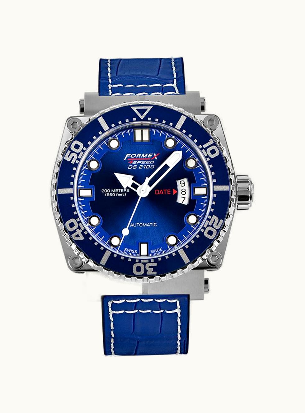 Formex Diver Automatic Blue / Croco