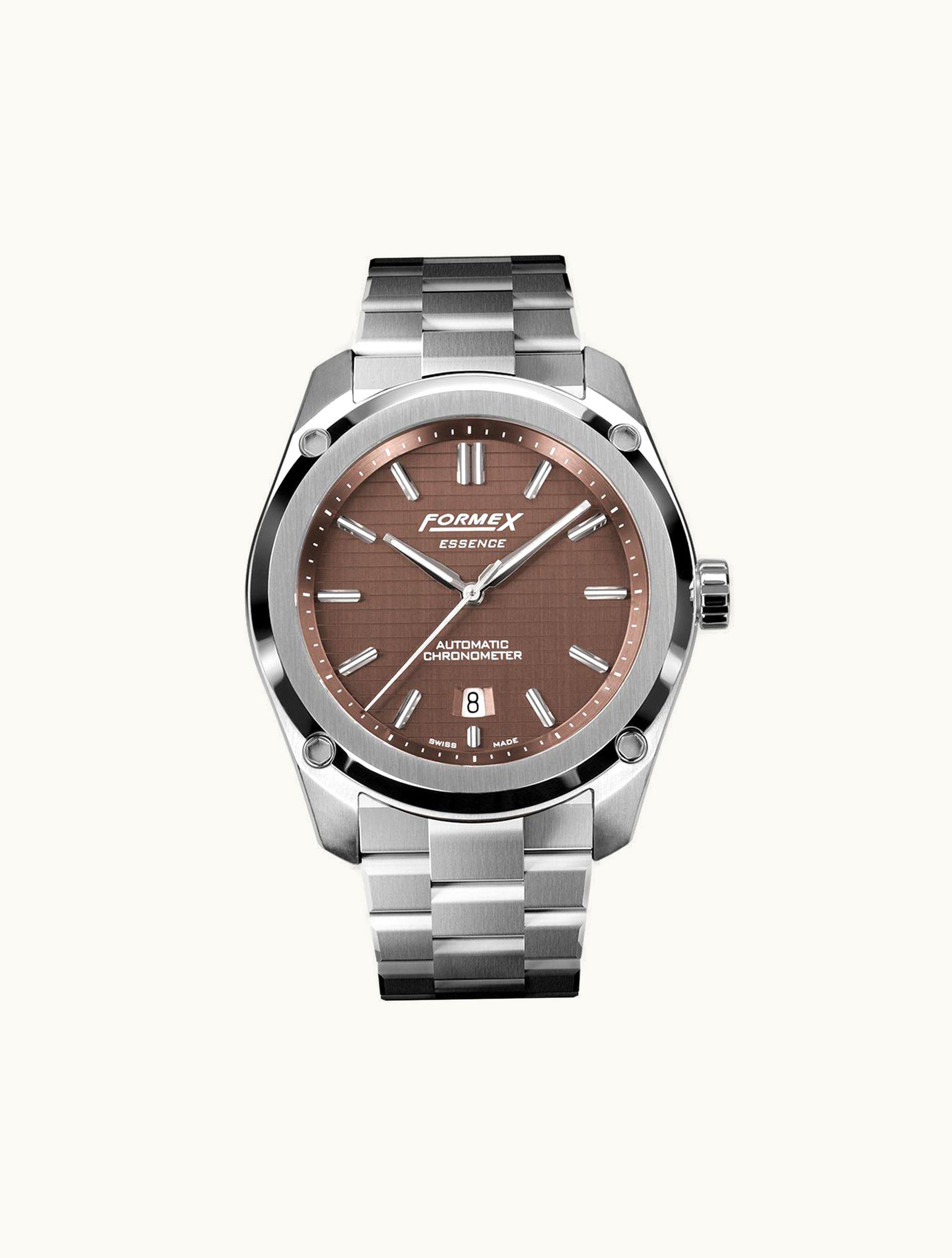 Formex Essence Automatic Chronometer Brown / Croco