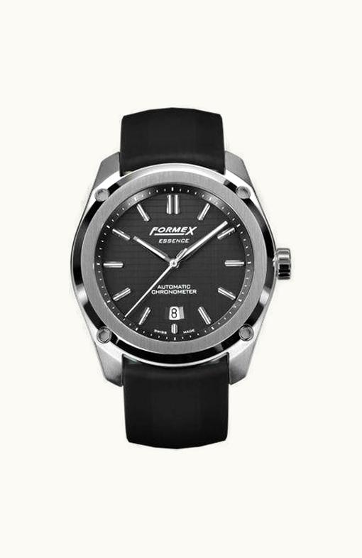 Formex Essence Automatic Chronometer Black / Rubber
