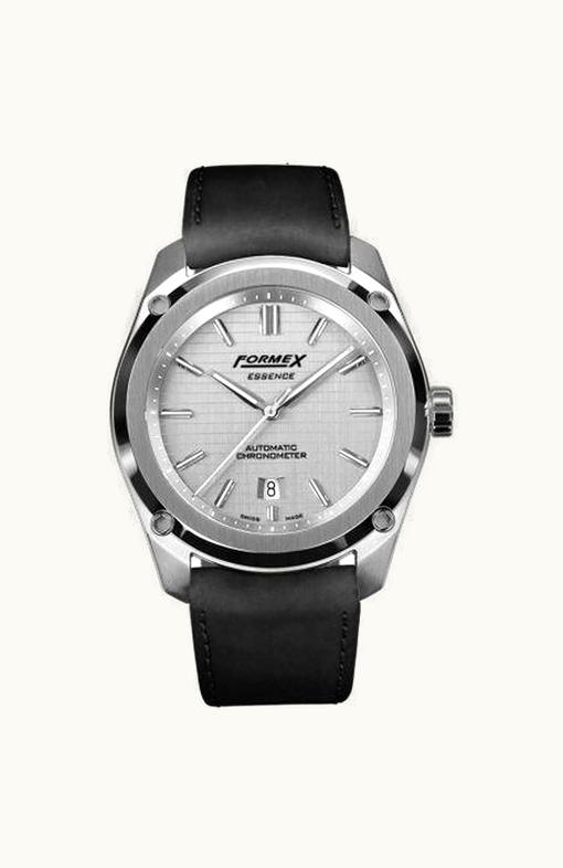 Formex Essence Automatic Chronometer Silver / Calf