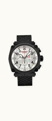 Formex Pilot Quartz Chronograph PVD / Silver / Bracelet