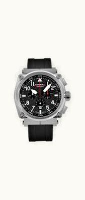 Formex Pilot Quartz Chronograph Black / Rubber