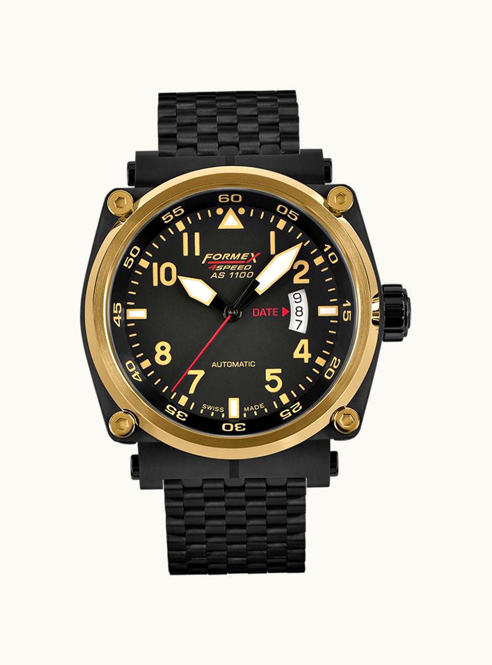 Formex Pilot Automatic Gold / Black / Bracelet