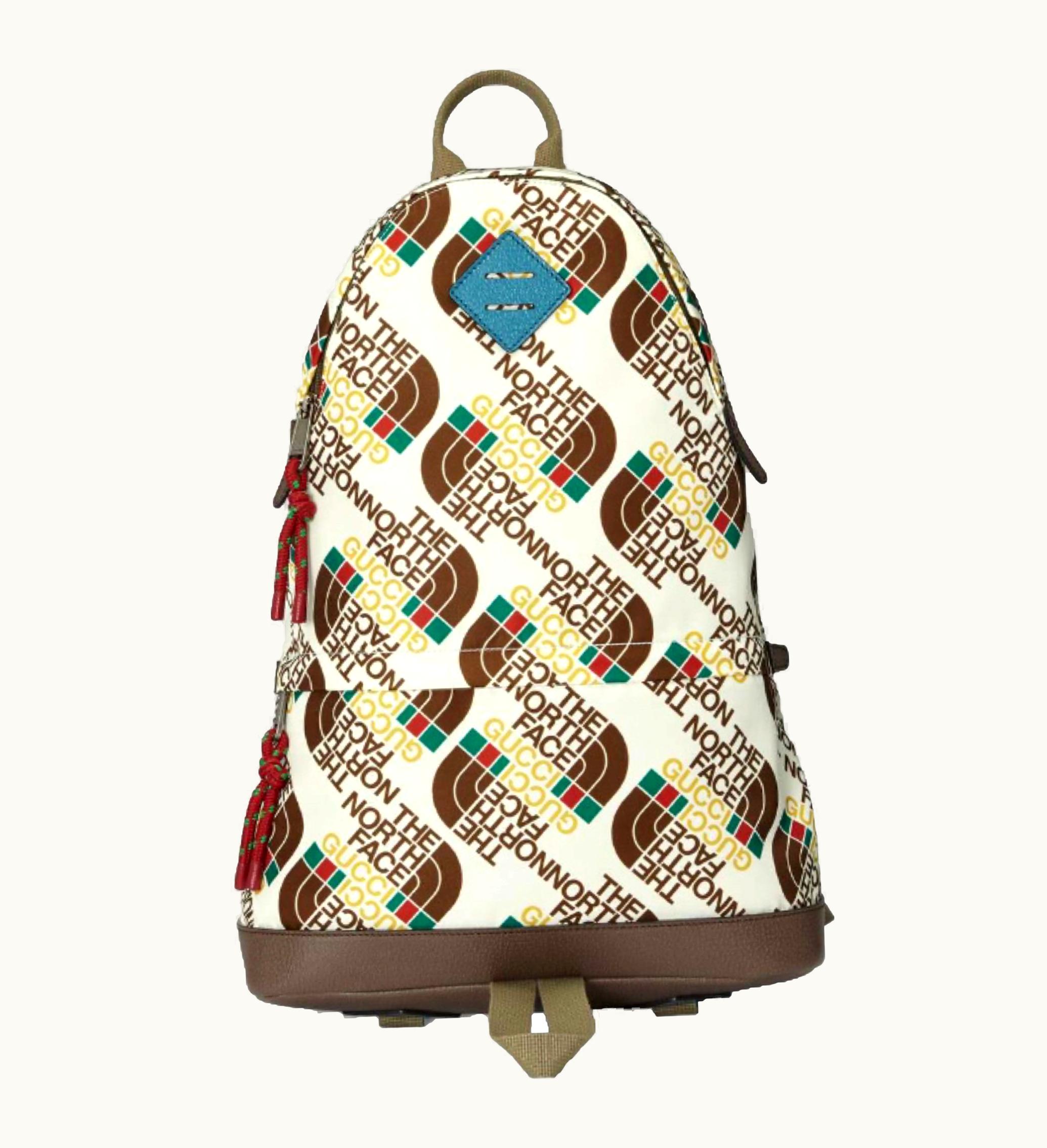 Gucci Gucci x TNF Backpack Brown White