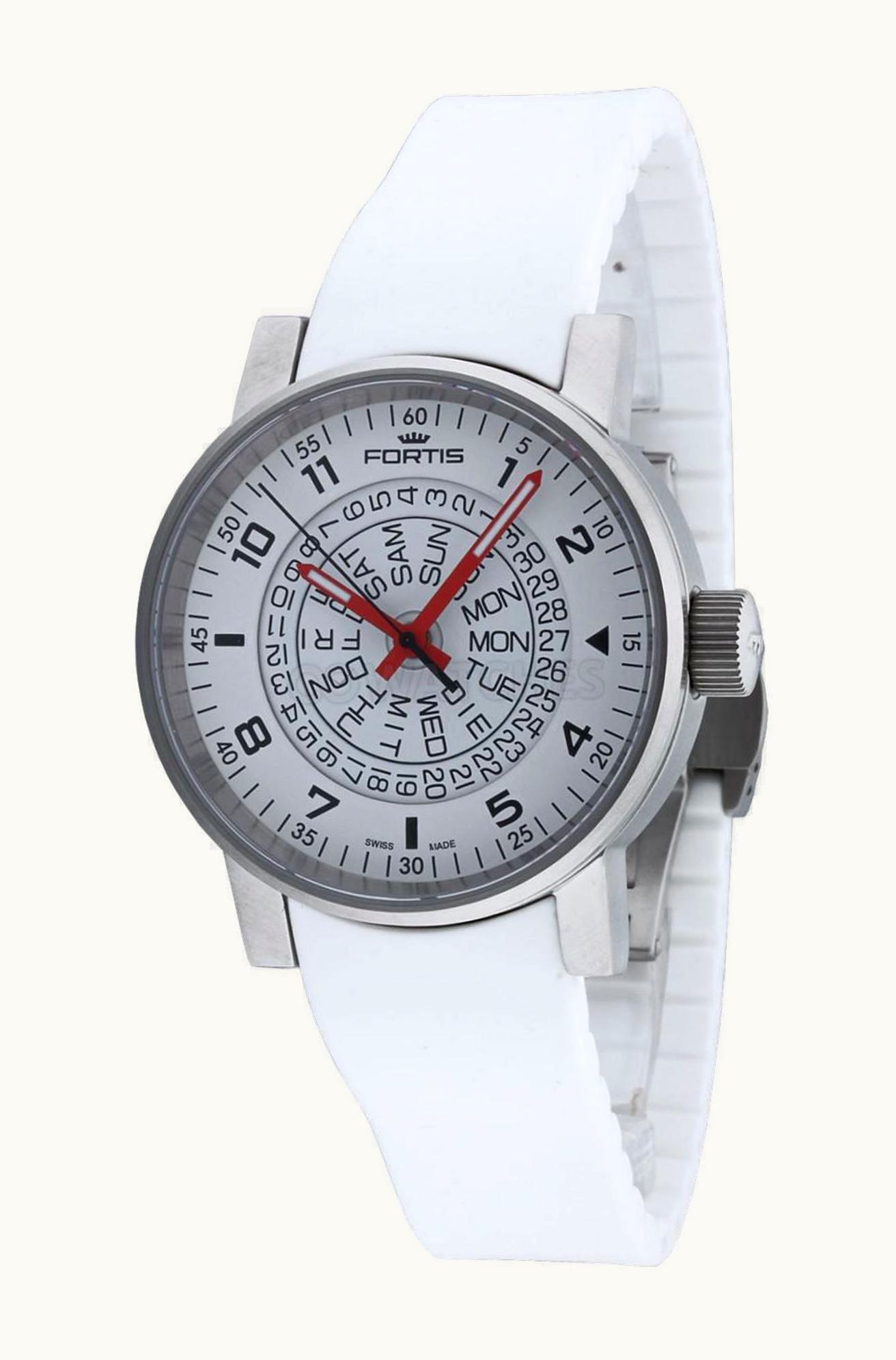 Fortis Spacematic Counterrotation White