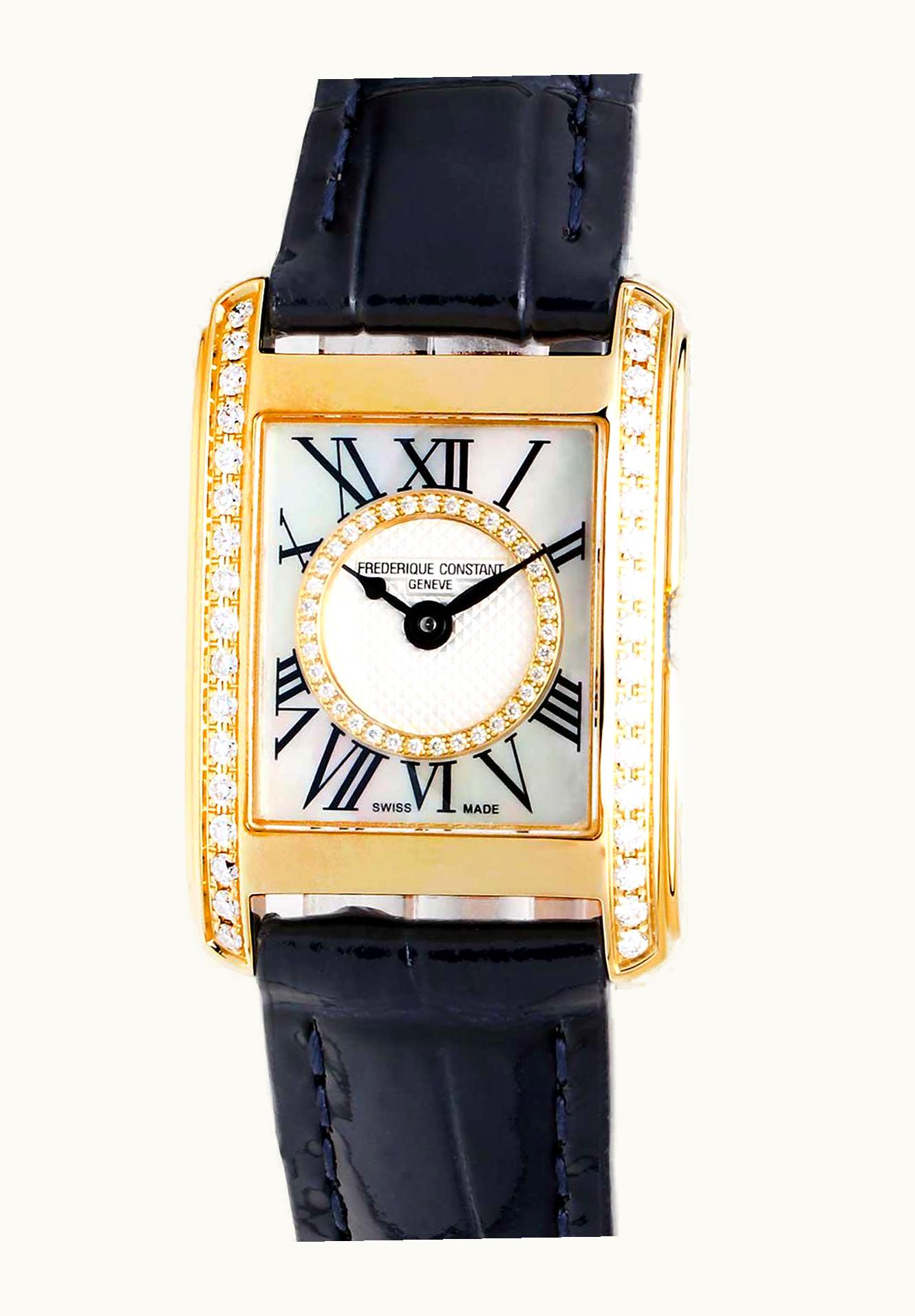 Frederique Constant Carree Yellow Gold / MOP