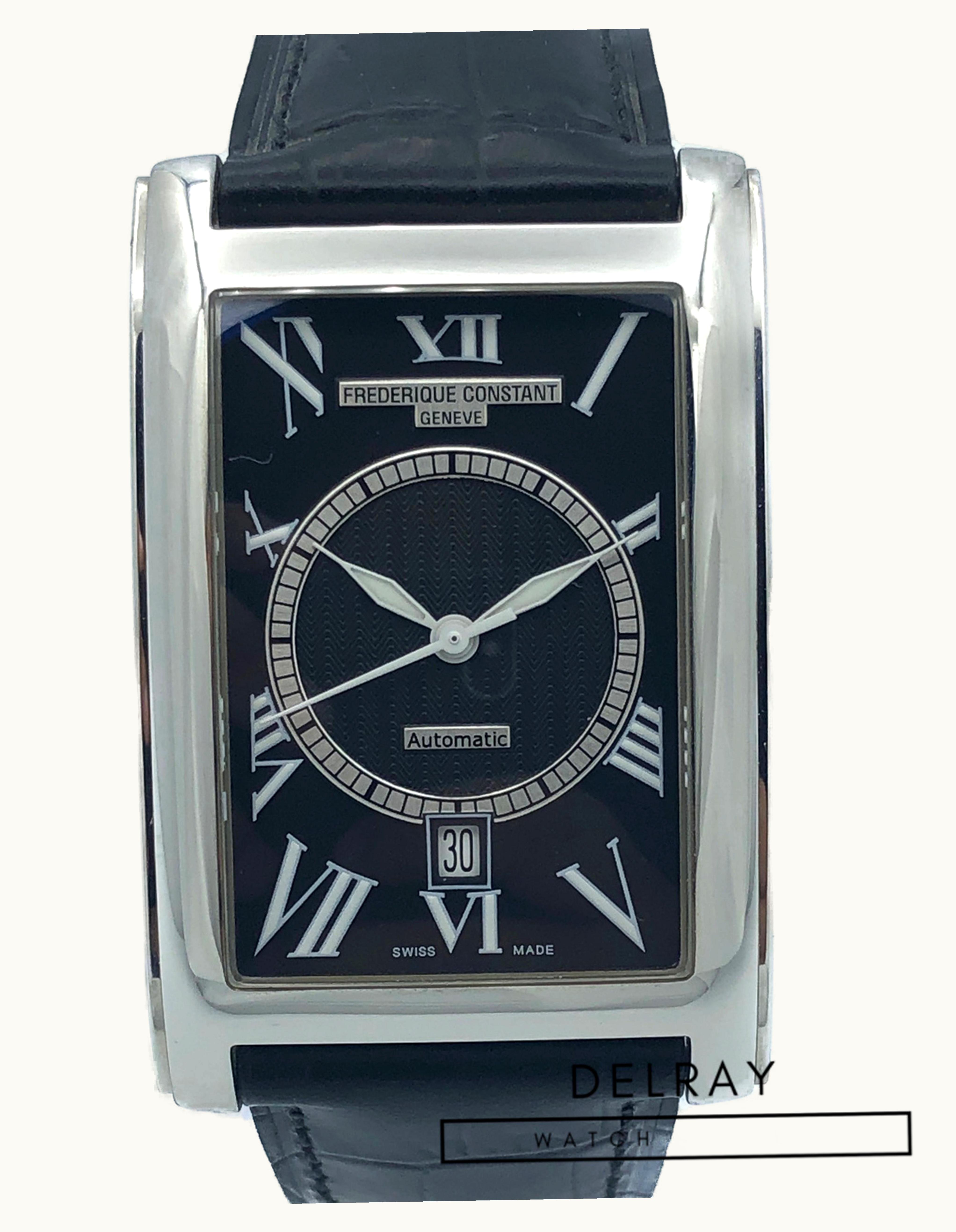 Frederique Constant Carree Automatic Stainless Steel / Black