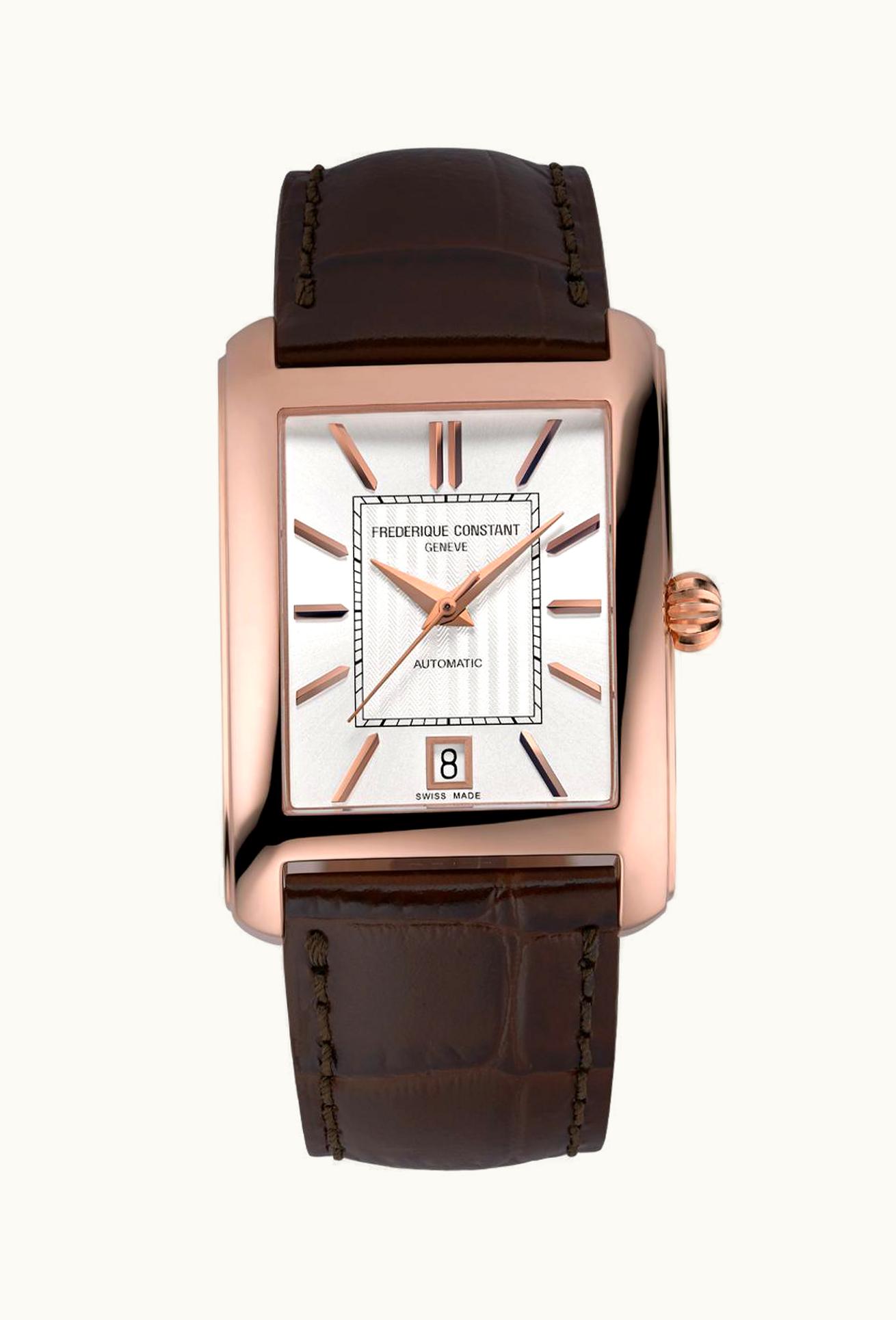 Frederique Constant Carree Automatic Rose Gold / Silver