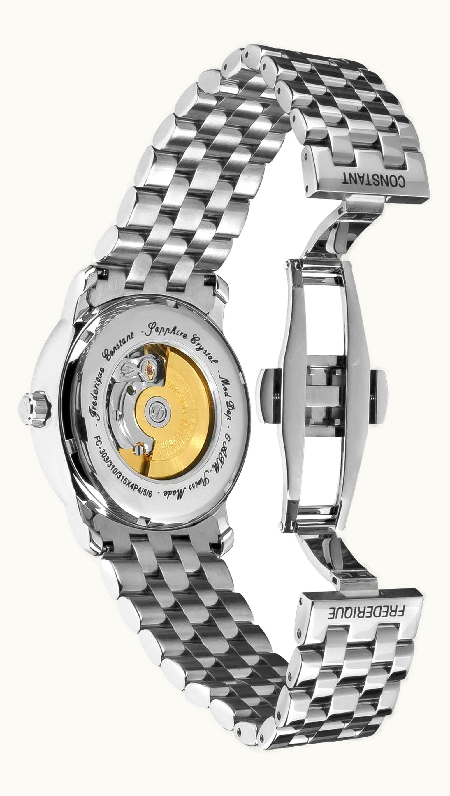 Frederique Constant Classics Automatic Stainless Steel / Silver / Bracelet