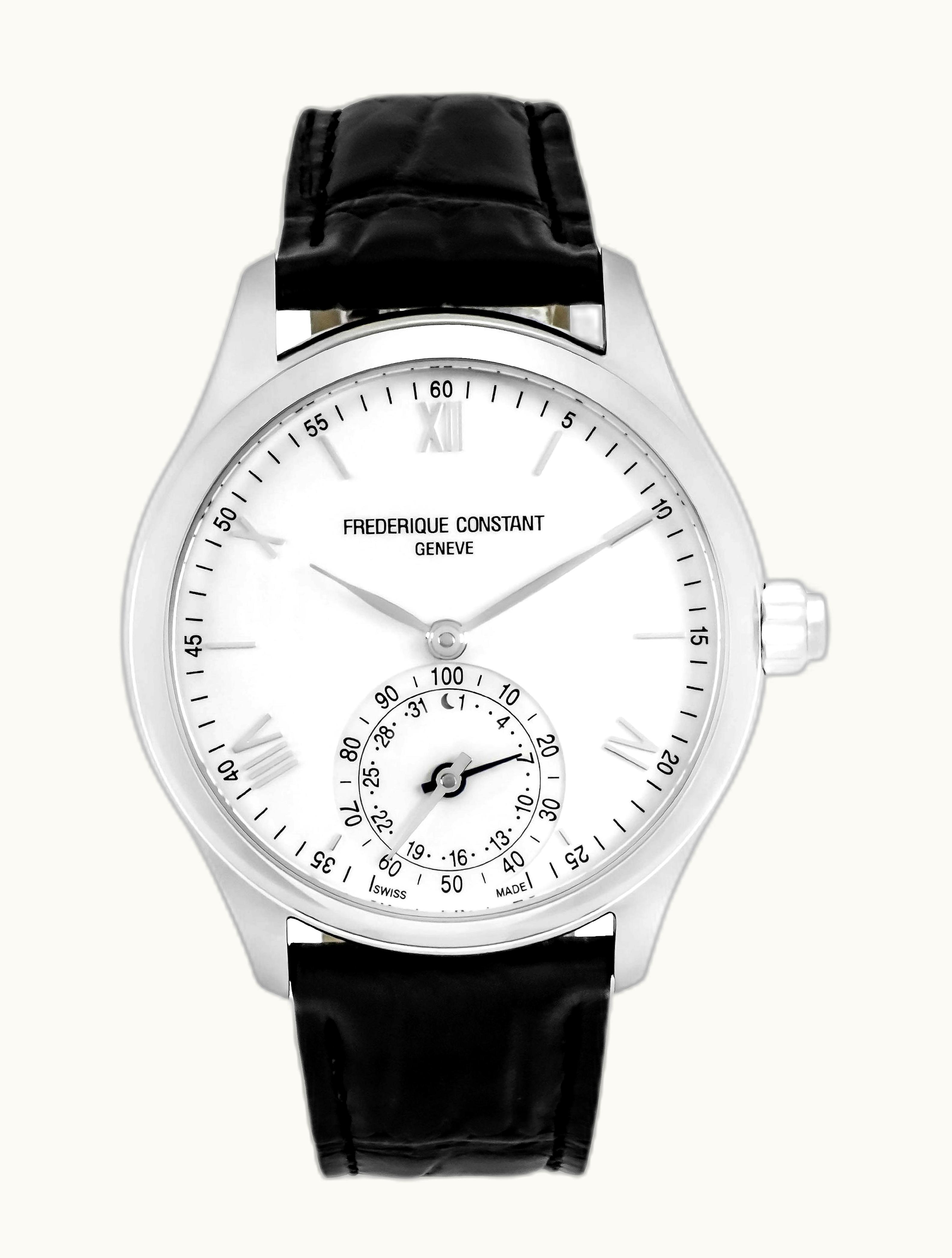 Frederique Constant Horological Smartwatch Silver Dial / Strap